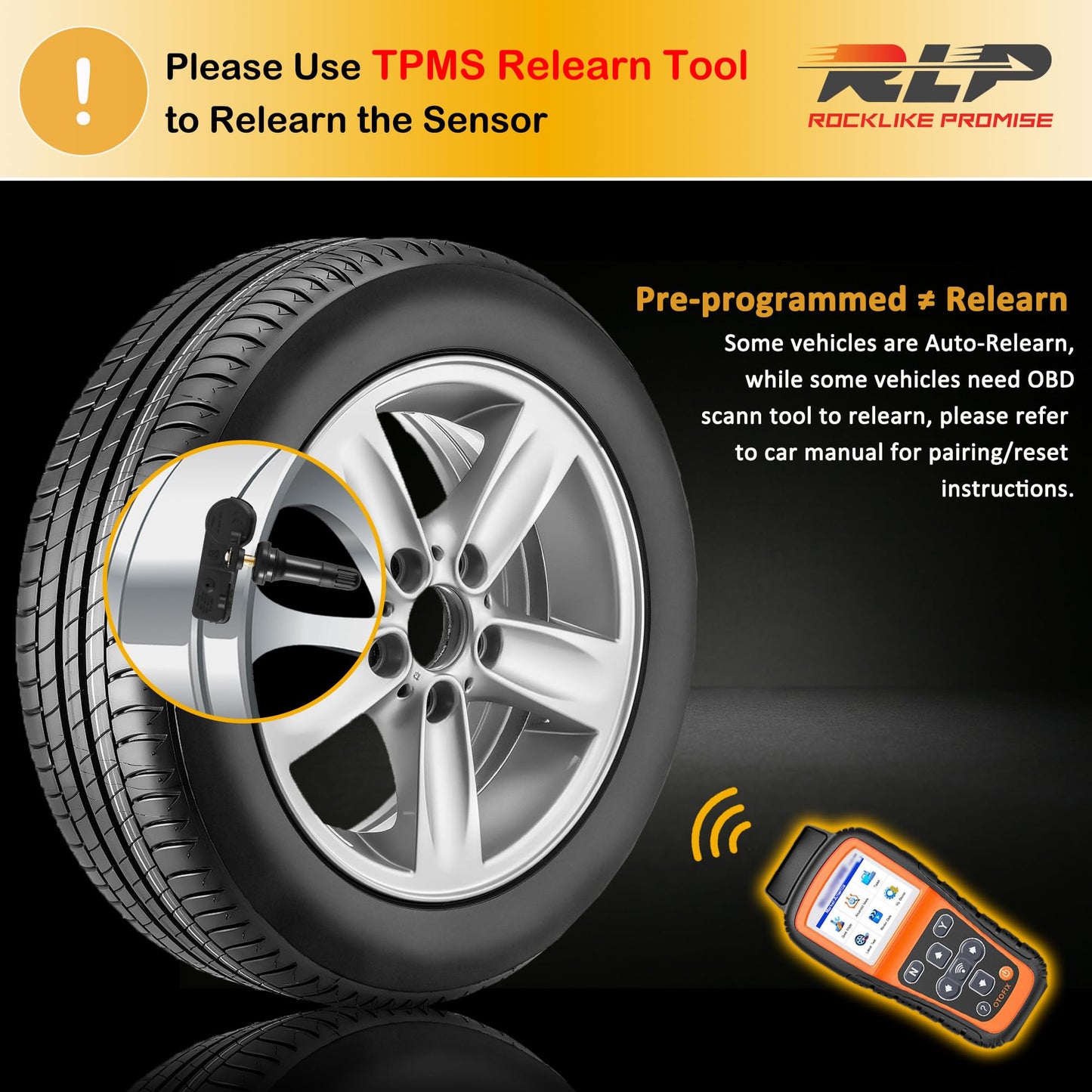 TPMS Sensor Tire Pressure Sensor TPMS Sensors Set of 4 315MHz Compatible with Ford Lincoln Mercury Replaces DE8T-1A180-AA 9L3Z-1A189-A CM5T-1A180-AA
