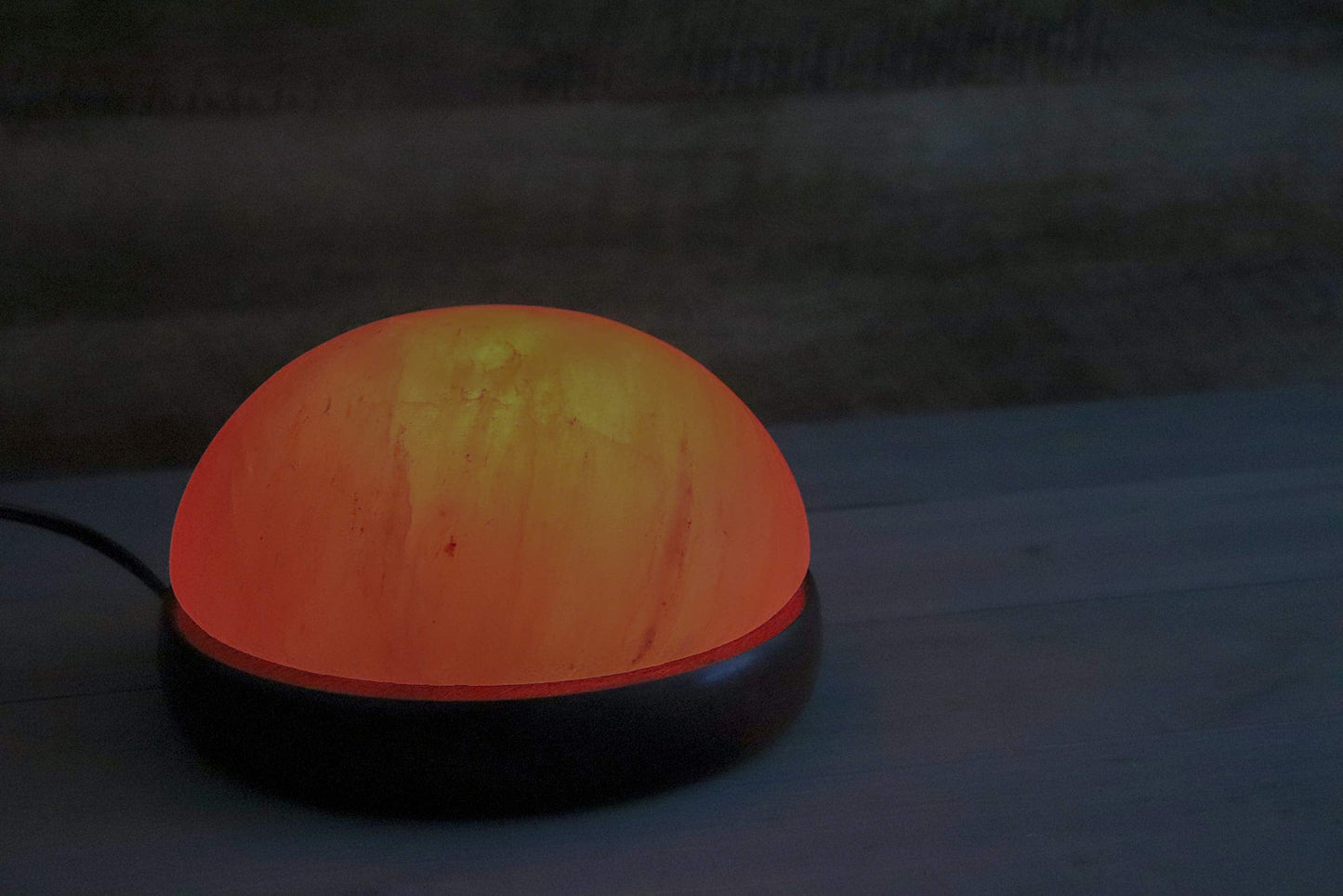 Himalayan Secrets® Salt Dome Lamp | for Warming Up Hands and Feet (9" Diameter)