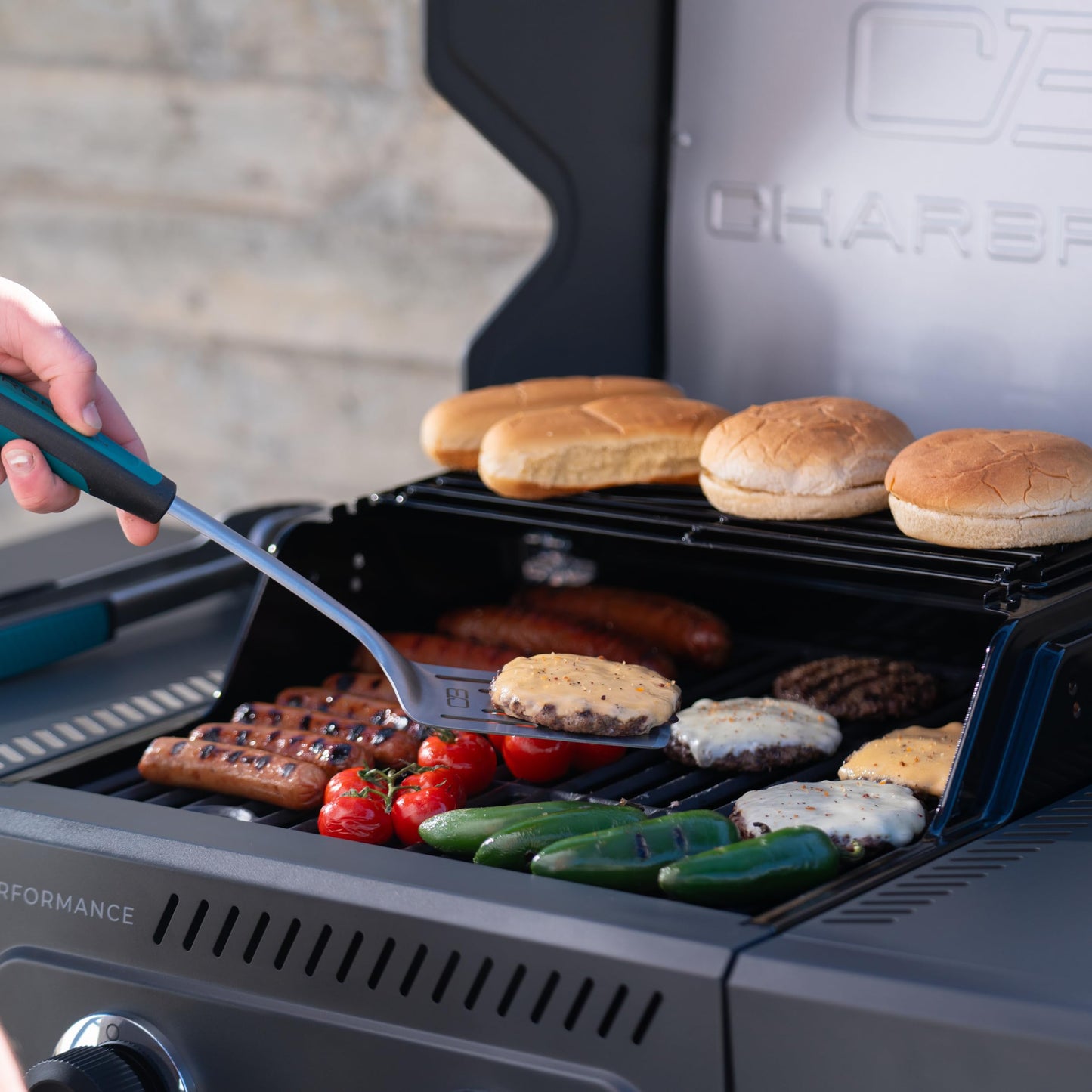 Charbroil Performance Series 2-Burner Gas Grill Cabinet, Stainless Steel - 463638125
