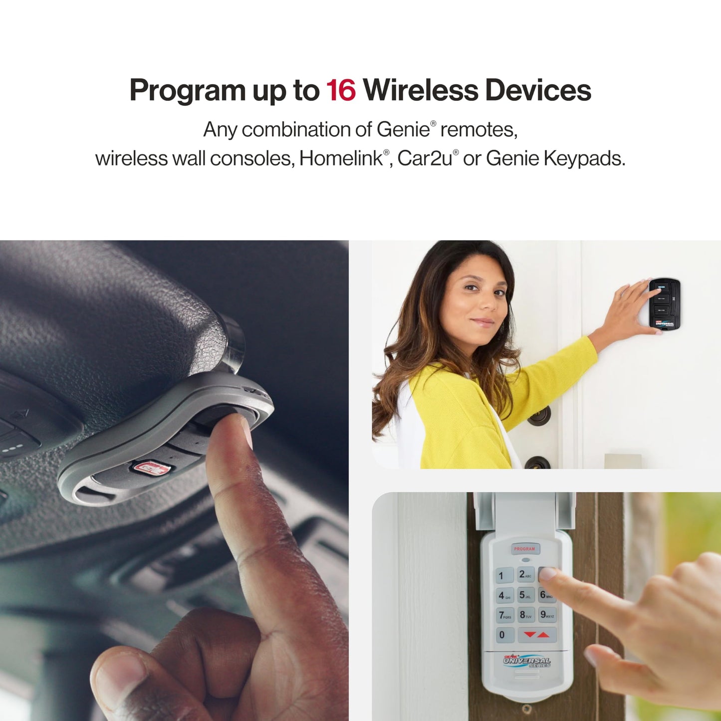 Genie Chain Drive 500 Garage Door Opener with WiFi - Model 1135VM