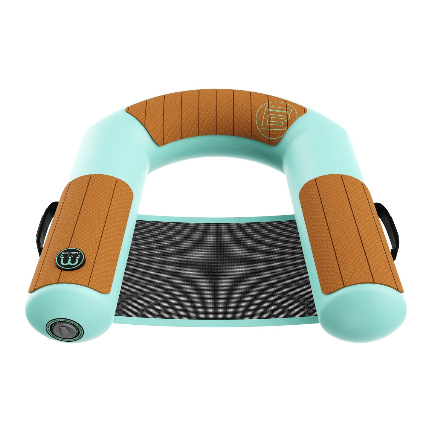 BOTE Hangout Suite Floating Sling Chair for Pool Beach Lake Boat Float Adults Family Friendly 3FT 1 Pack Includes Air Pump with Mesh Carry Bag for Travel