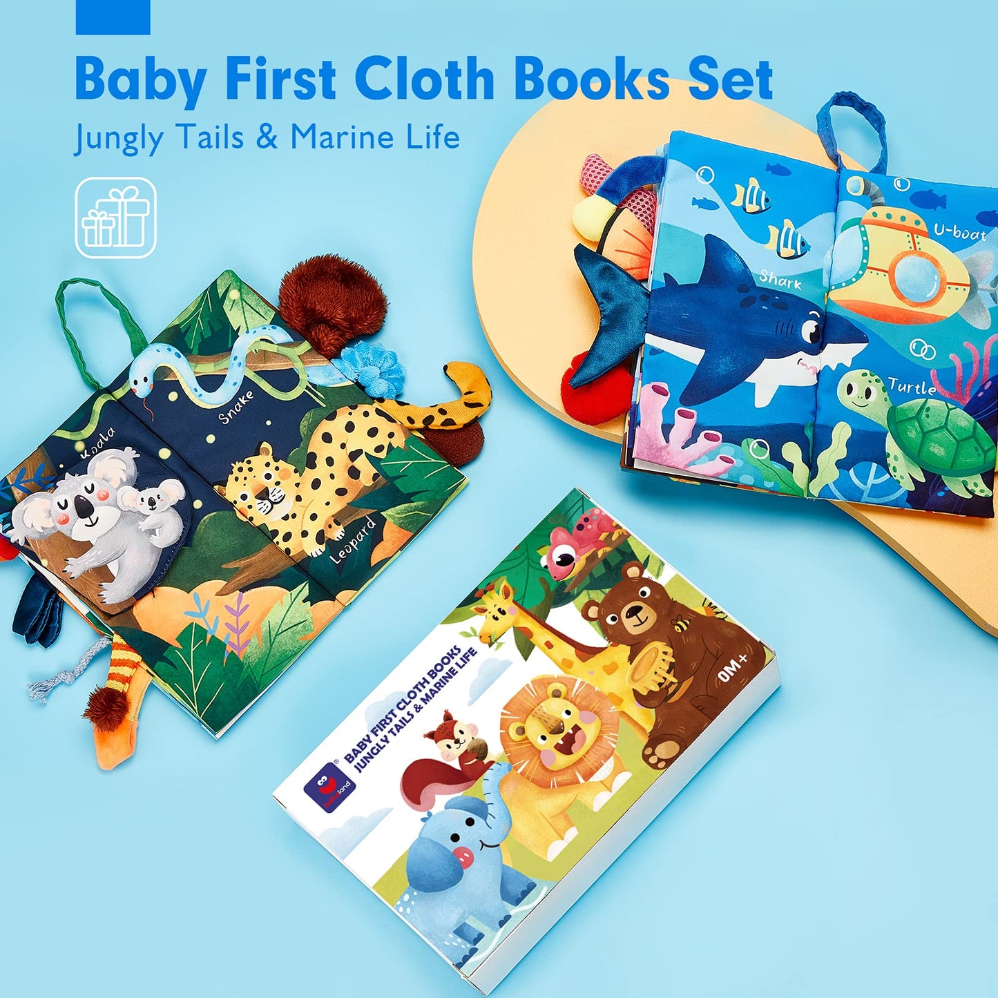 hahaland Baby Toys - Baby Toys 6-12 Months Montessori Girl Birthday Gift Christmas Stocking Stuffers for Boys Girls Early Learning Toy