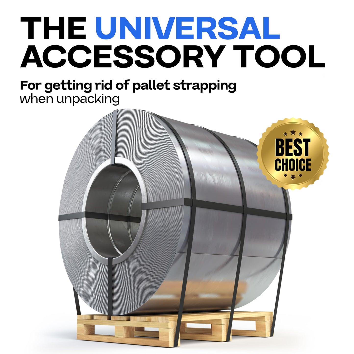 IDL Packaging H-305 Steel Strapping Cutter for 1 1/4" and 2" Straps Width and 0.05" Thickness – Heavy Duty Best in Class Tool with Even Longer Handles – Two-Hands Operation Tool