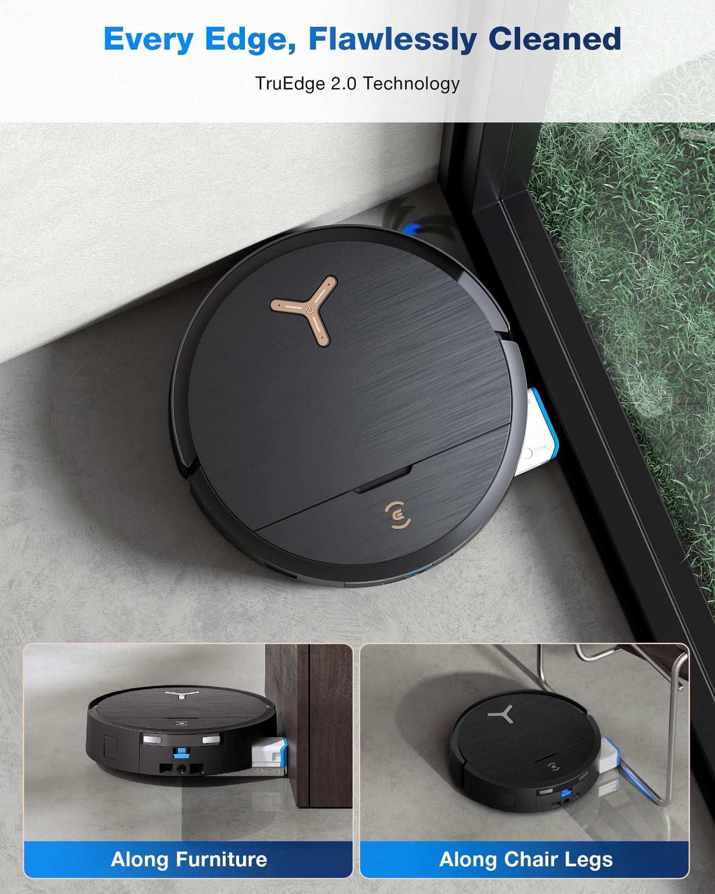 ECOVACS DEEBOT X9 PRO Omni Robot Vacuum and Mop, 16,600Pa Suction, OZMO Roller Self-Washing Mop, ZeroTangle 3.0, Triple Lift System, AI Navigation, Hands-Free Station