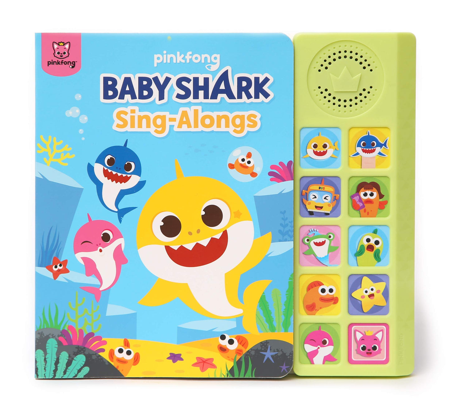 Pinkfong Baby Shark 10 Button Sound Book Collection | Learning & Education Toys | Interactive Baby Books for Toddlers 1-3 | Gifts for Boys & Girls