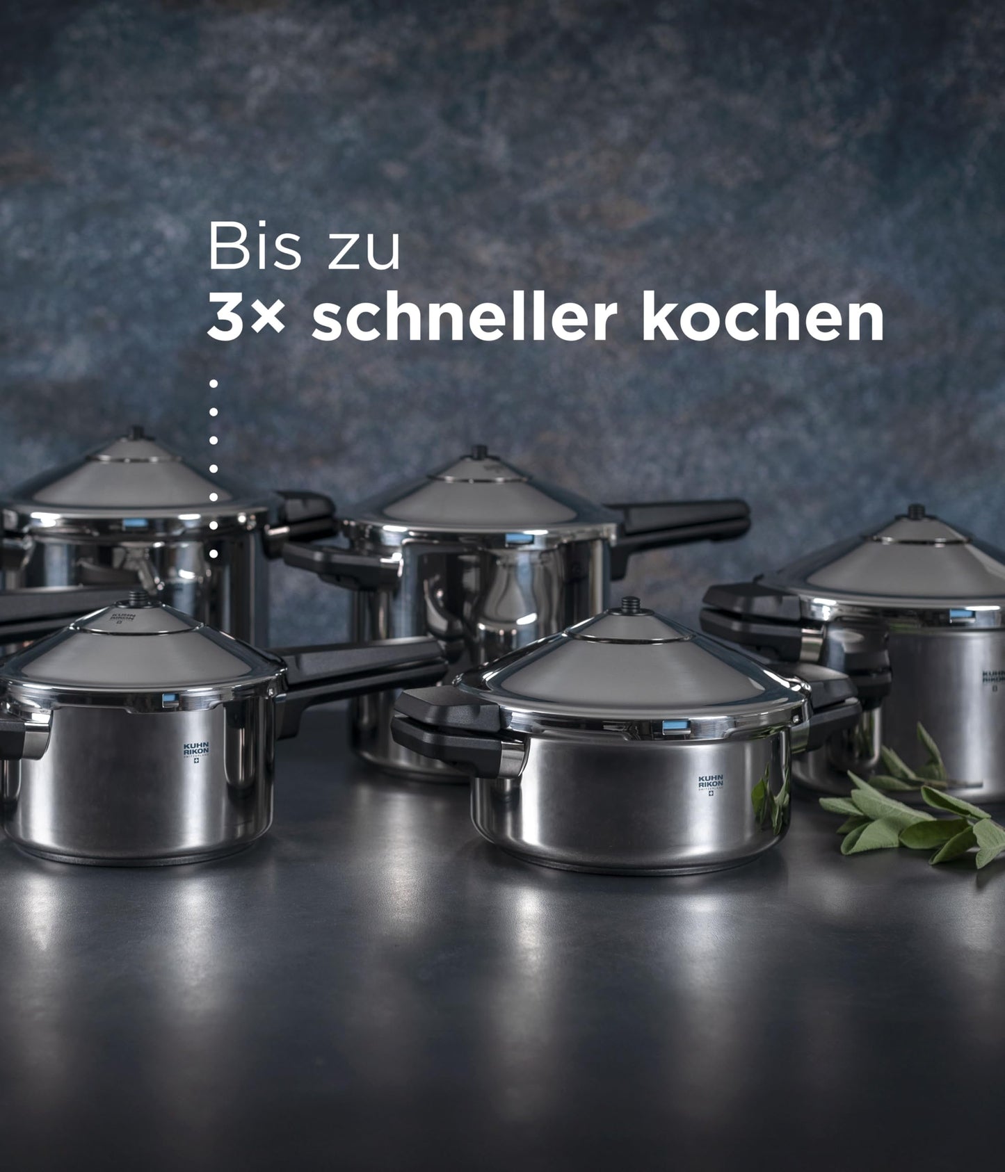 Kuhn Rikon Duromatic Hotel Stainless Steel Pressure Cooker with Side Grips, 12 Litre / 28 cm