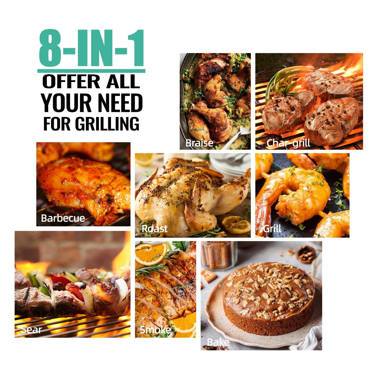 Z GRILLS Portable Pellet Grill Table Top BBQ Smoker with Digital Control, ZPG-200A