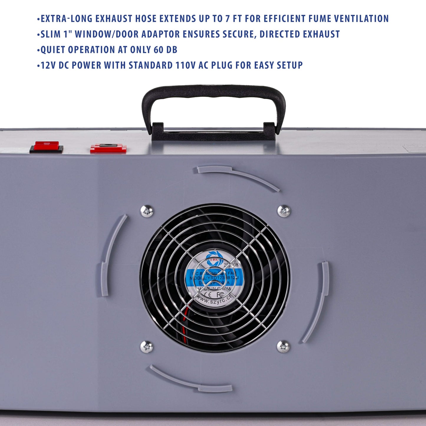 Master Airbrush Portable Airbrush Spray Booth Kit with Exhaust Fan, LED Light, Turntable & Extension Hose - Hobby Airbrush Booth for Painting Projects, Models, RC, Arts, Crafts, Cake, 16.5" x 15"x 13"