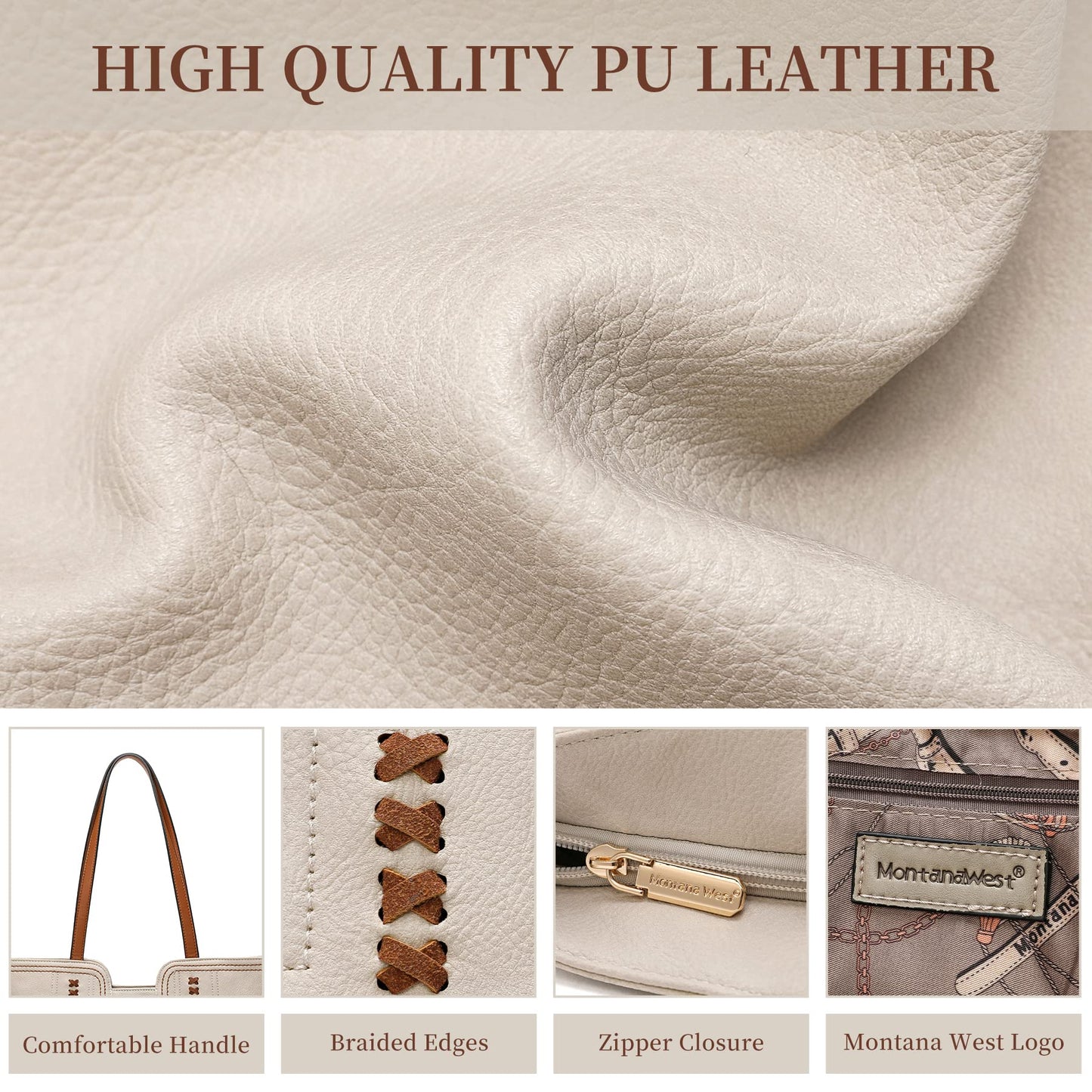 Montana West Tote Bag for Women Top Handle Satchel Purse Oversized Shoulder Handbag Hobo Bags Christmas Gift MWC-118TN