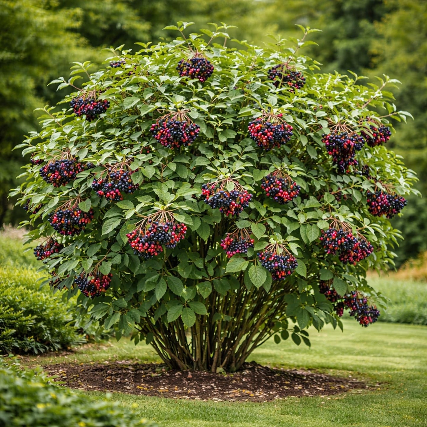 Live Nannyberry Viburnum Plants (Viburnum lentago) – Hardy Native Berry Shrubs – Wildlife Friendly Landscape Plant – Edible Fruit & Pollinator Friendly – Outdoor Garden Shrub (1 Plant)