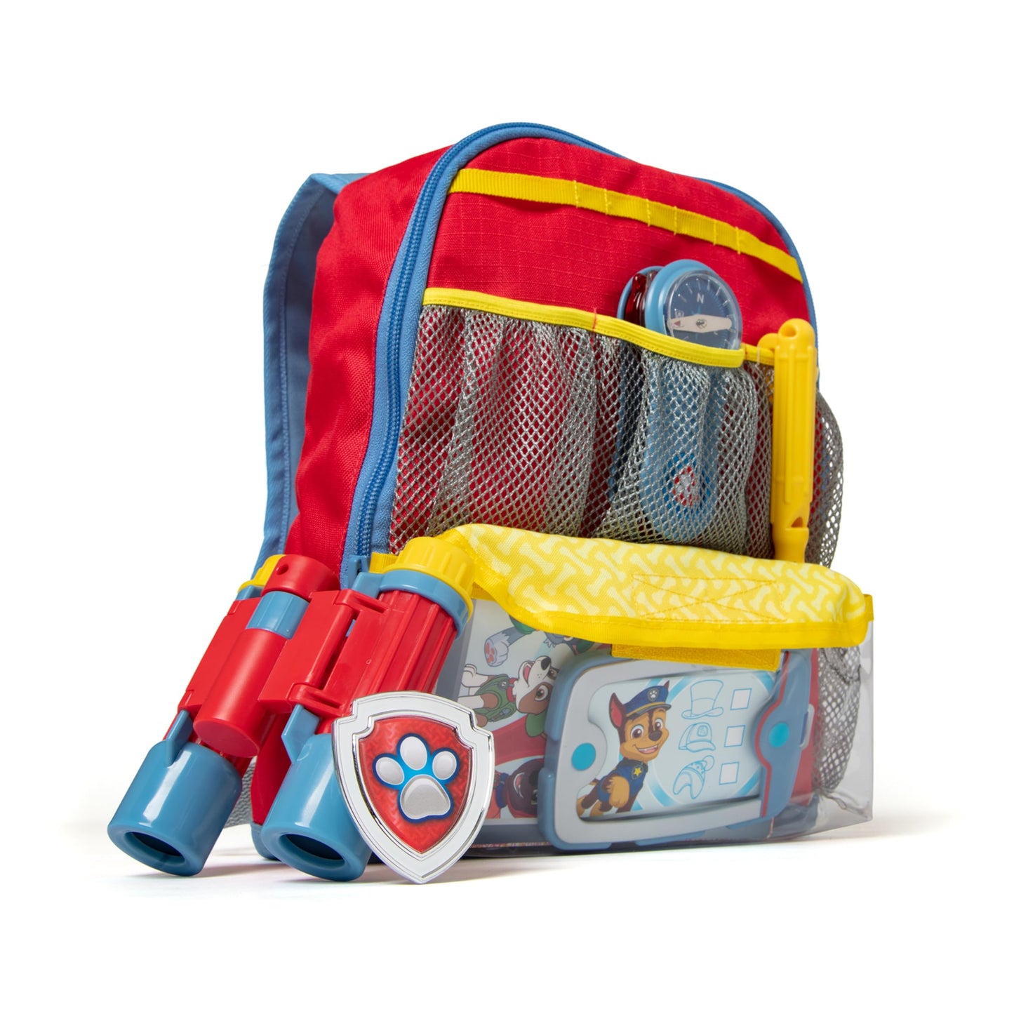 Melissa & Doug PAW Patrol Pup Pack Backpack, Adventure-Ready PAW Patrol Toys for Kids with Whistle, Binoculars, & Mission Cards, Preschool Toys for Girls & Boys Ages 3+