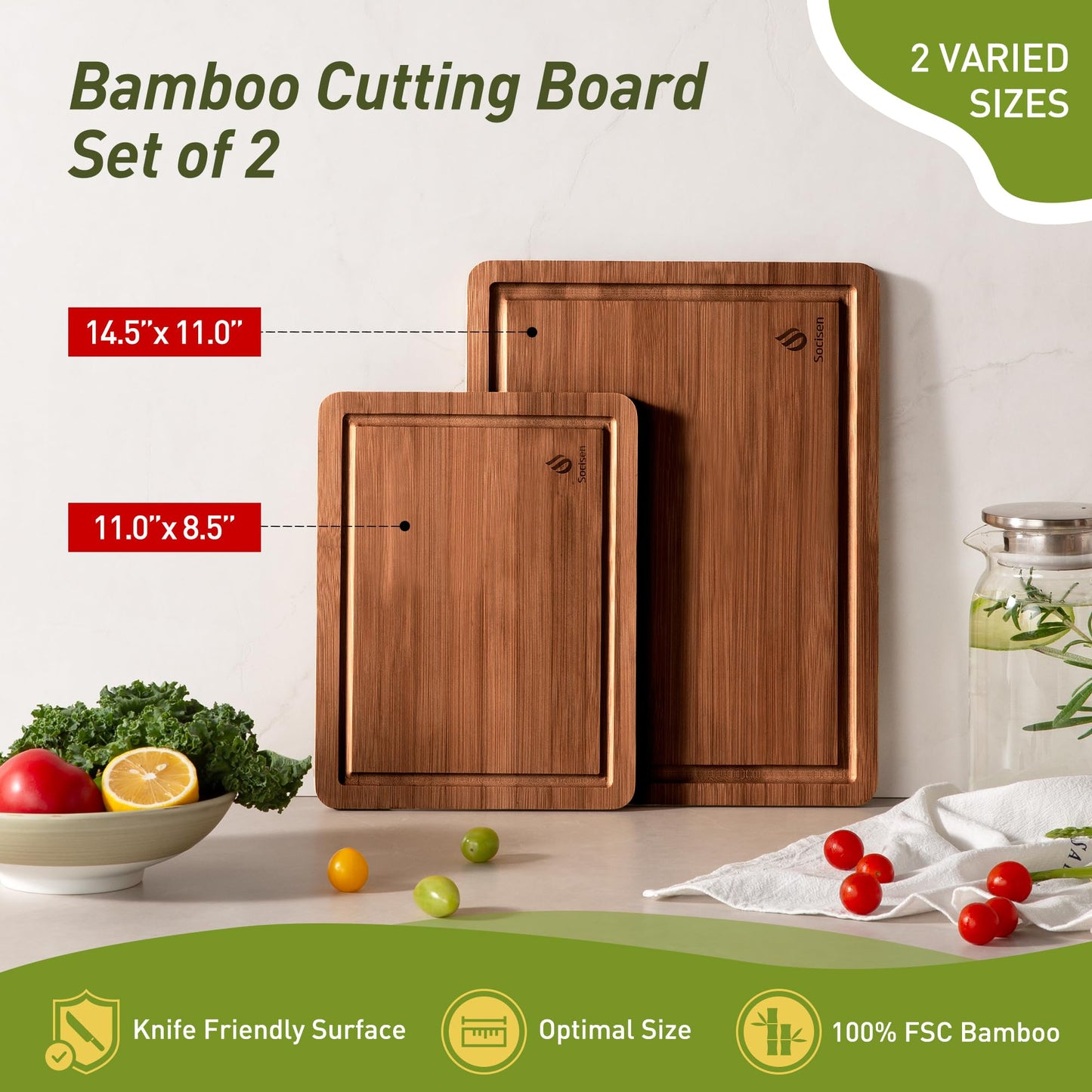 Bamboo Cutting Board Set Non Slip Feet Over Sink Gifts Best Mama Mommy Bonus Busy Mom Ever Christmas Xmas Birthday Law Step Stepmom Stepmother Who Have Everything Good Unique Useful Present