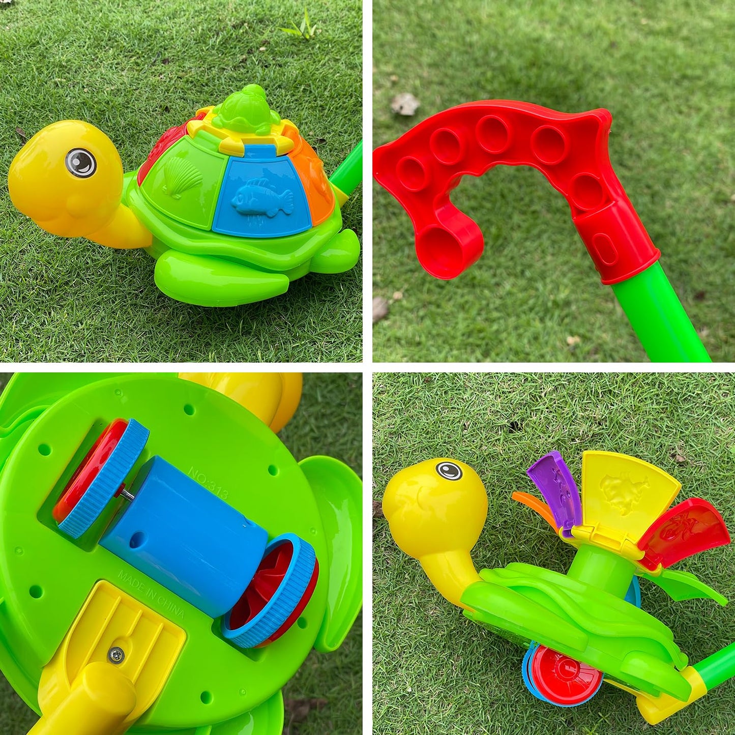 Toys car for Kids with Spinning Wings & Jingle Bell - Educational Fun for Christmas, Halloween, Thanksgiving, Birthday Gifts, Turtle Toys - (Color Random)