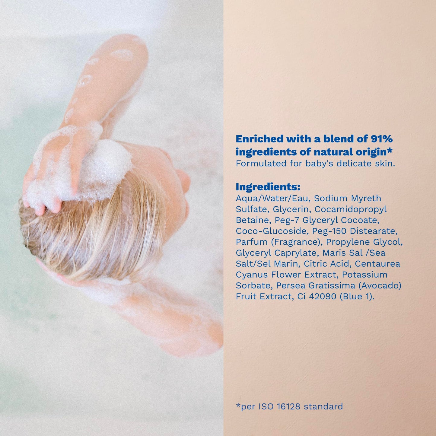 Mustela Baby Multi-Sensory Bubble Bath with Natural Avocado – Biodegradable Formula & Tear Free - from Birth on - 6.76 oz.