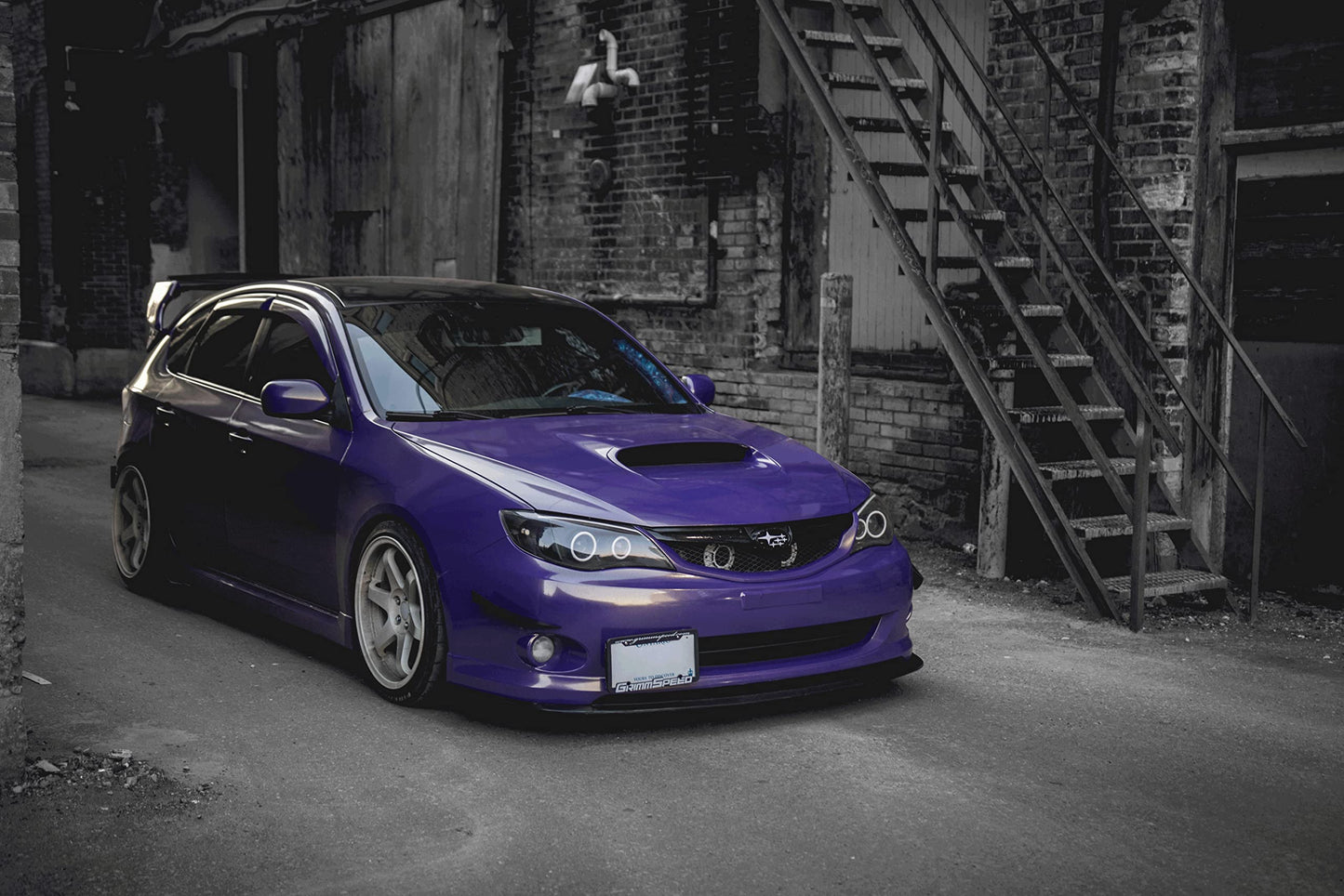 VViViD+ Gloss Galaxy Purple Premium Vinyl Wrap Film (25ft x 5ft)
