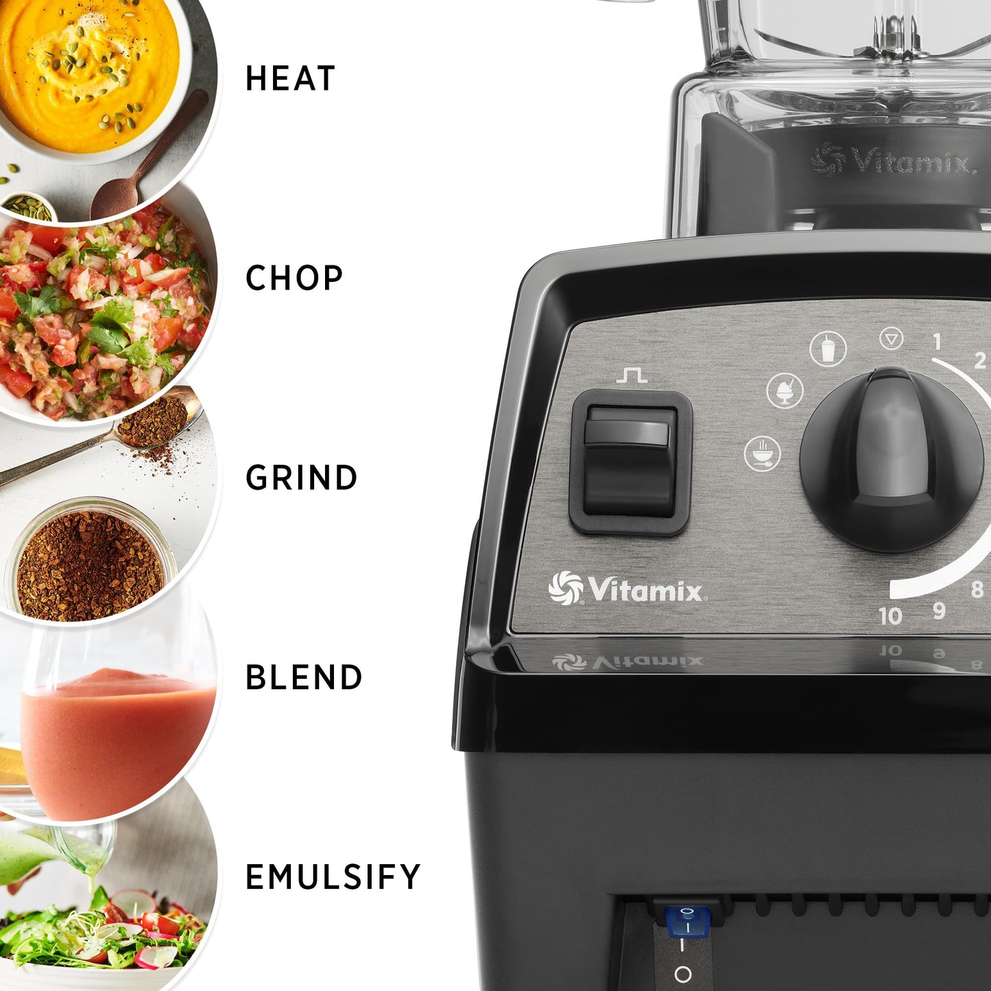 Vitamix Propel 510 Blender with Simply Smoothies Cookbook, 3 Preset Blending Programs, Professional-Grade, 48-oz Container, Black