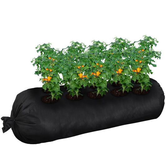 Bylion 10x10'' 32 ft Large Plant Grow Bags - Fabric Garden Bags - Fabric Planting Bed, Tubular Garden Bag Free Cutting of Planting Bags for Outdoor Indoor Vegetables Plant Flowers
