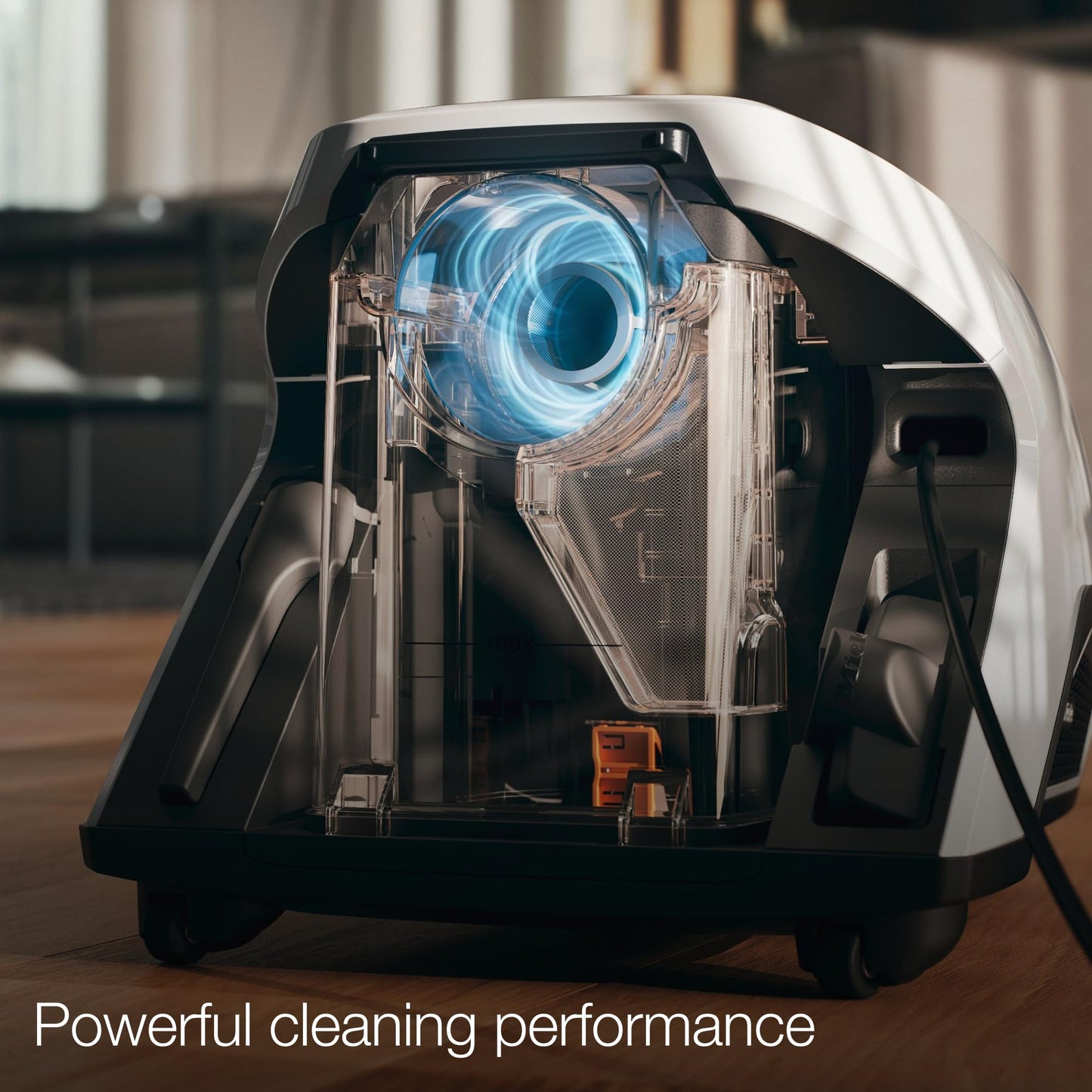 Miele Blizzard CX1 Cat & Dog Bagless Canister Vacuum, Lotus White - Pet Hair, Portable