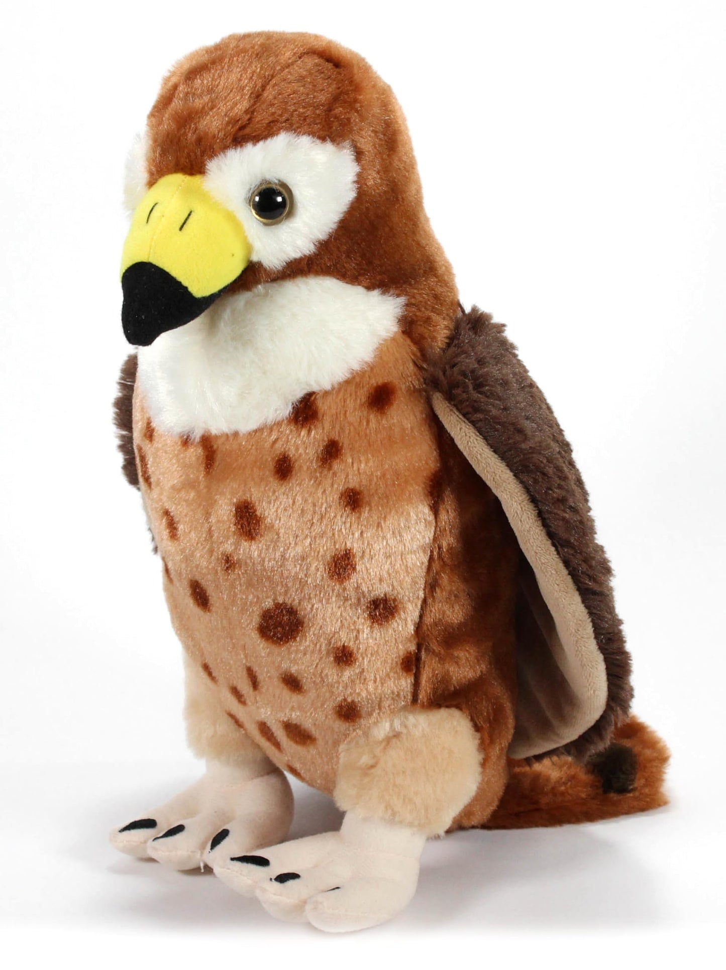 The Petting Zoo Red Tailed Hawk Stuffed Animal Plushie, Gifts for Kids, Wild Onez Zoo Animals, Hawk Plush Toy 12 inches