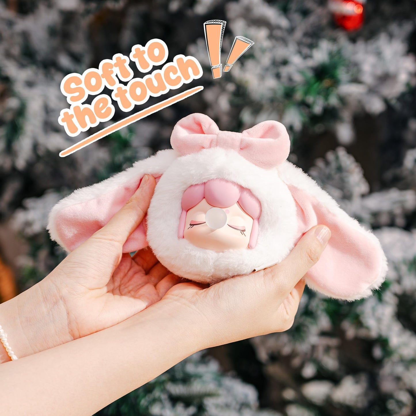 Rolife Nanci Plush Figure Stuffed Animal, Cute Cat Soft Toy, Kawaii Mini Plush Doll for Girls Kids, Collectible Anime Gift (Kitten)