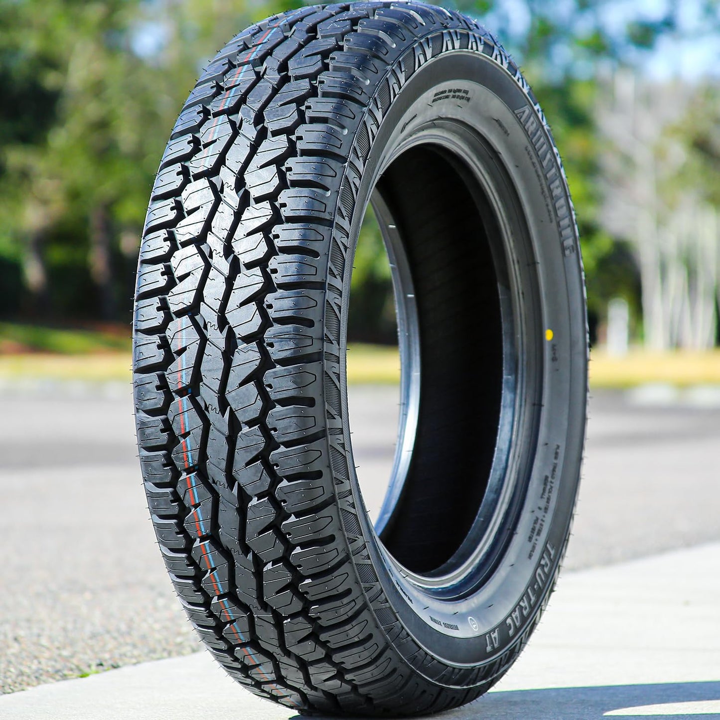 Armstrong Tru-Trac AT A/T Truck/SUV All-Terrain Off-Road Radial Tire-275/55R20 275/55/20 275/55-20 117T Load Range XL 4-Ply BSW Black Side Wall