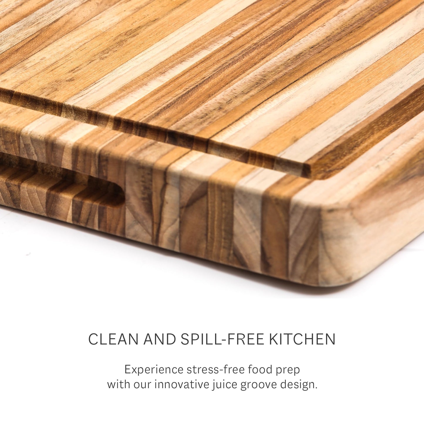 Teakhaus Butcher Block Cutting Board - Extra Large Wooden Cutting Board - Holiday Gift Ideas for Men and Women - Gift-Ready End Grain Wood, Knife Friendly - FSC Certified