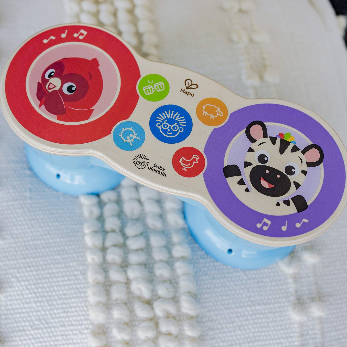 Baby Einstein First Tunes Drum & Shakers Musical Gift Set, with Maracas and Toy Drum, Ages 6 Months and Up