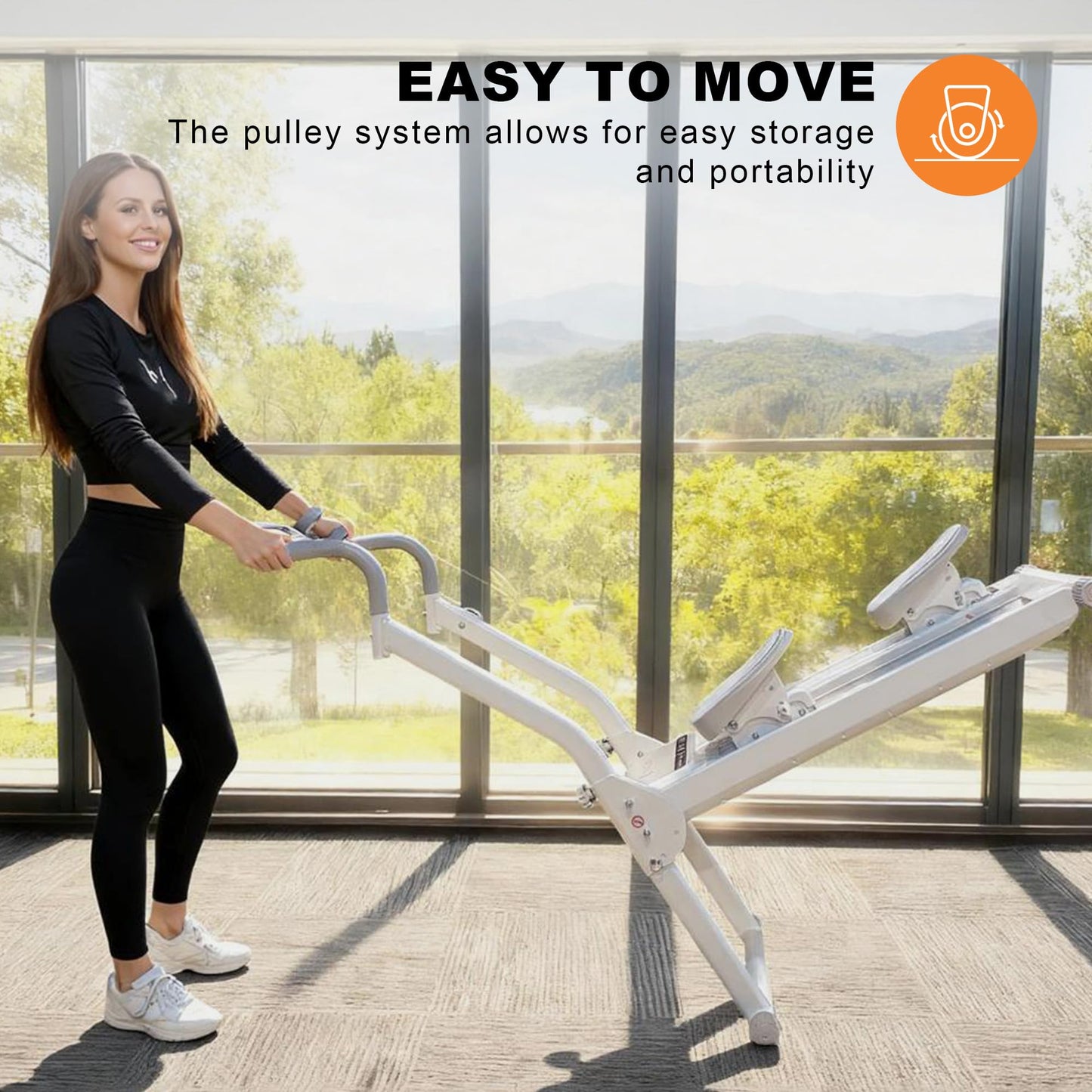 Magnetic Stair Stepper for Home, 16-Level Adjustable Resistance up to 77LBS, 350LBS Capacity, with Cup Holder & Bluetooth APP, Folding Compact Cardio Climber(Black)