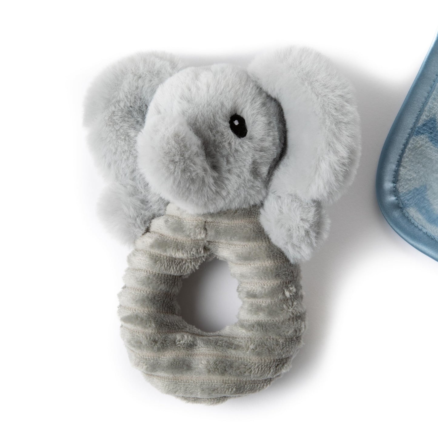 The Petting Zoo Elephant Stuffed Animal Plushie Blanket and Rattle, Gifts for Kids, Bumblez Animals, Grey Elephant Plush Toy, 30 inches
