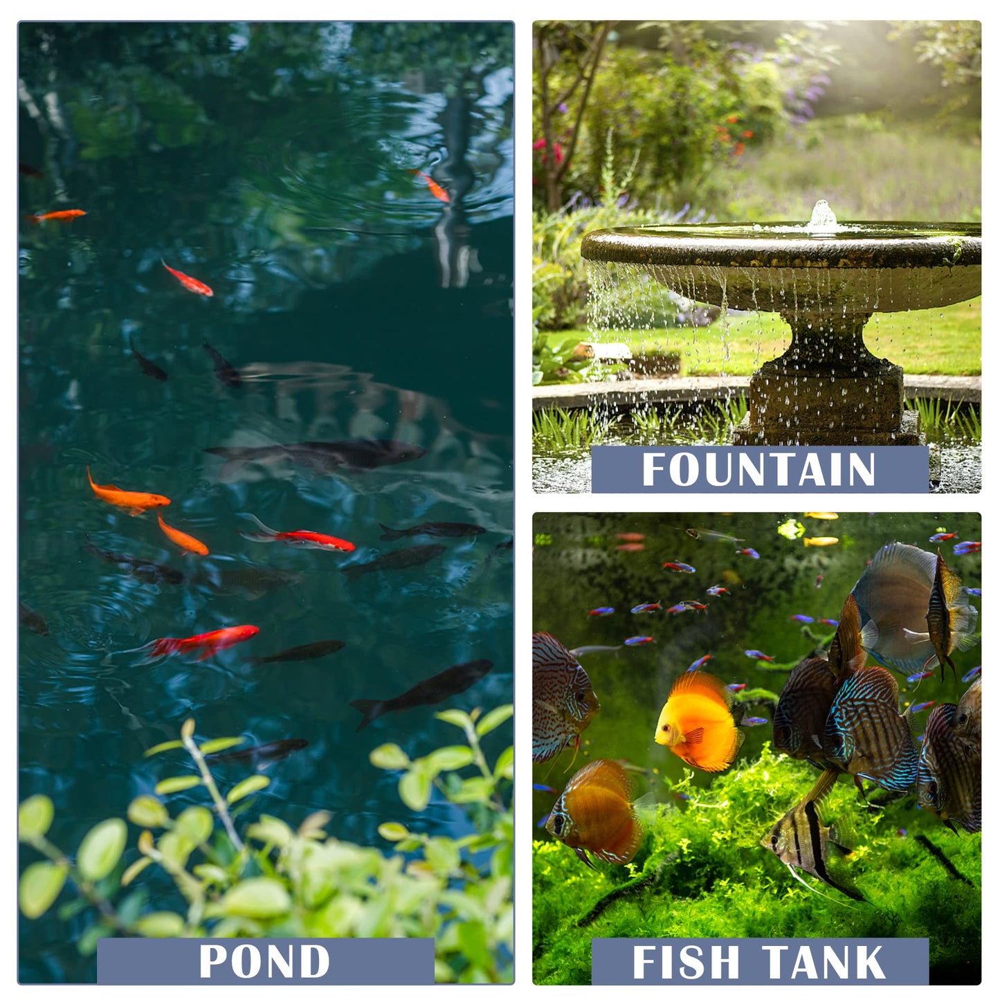 Aquadock Koi Pressure Filter, Pool Flow Fish Pond Filter with Filter Sponge, Up to 2200-2400 gallons (938 Filter)