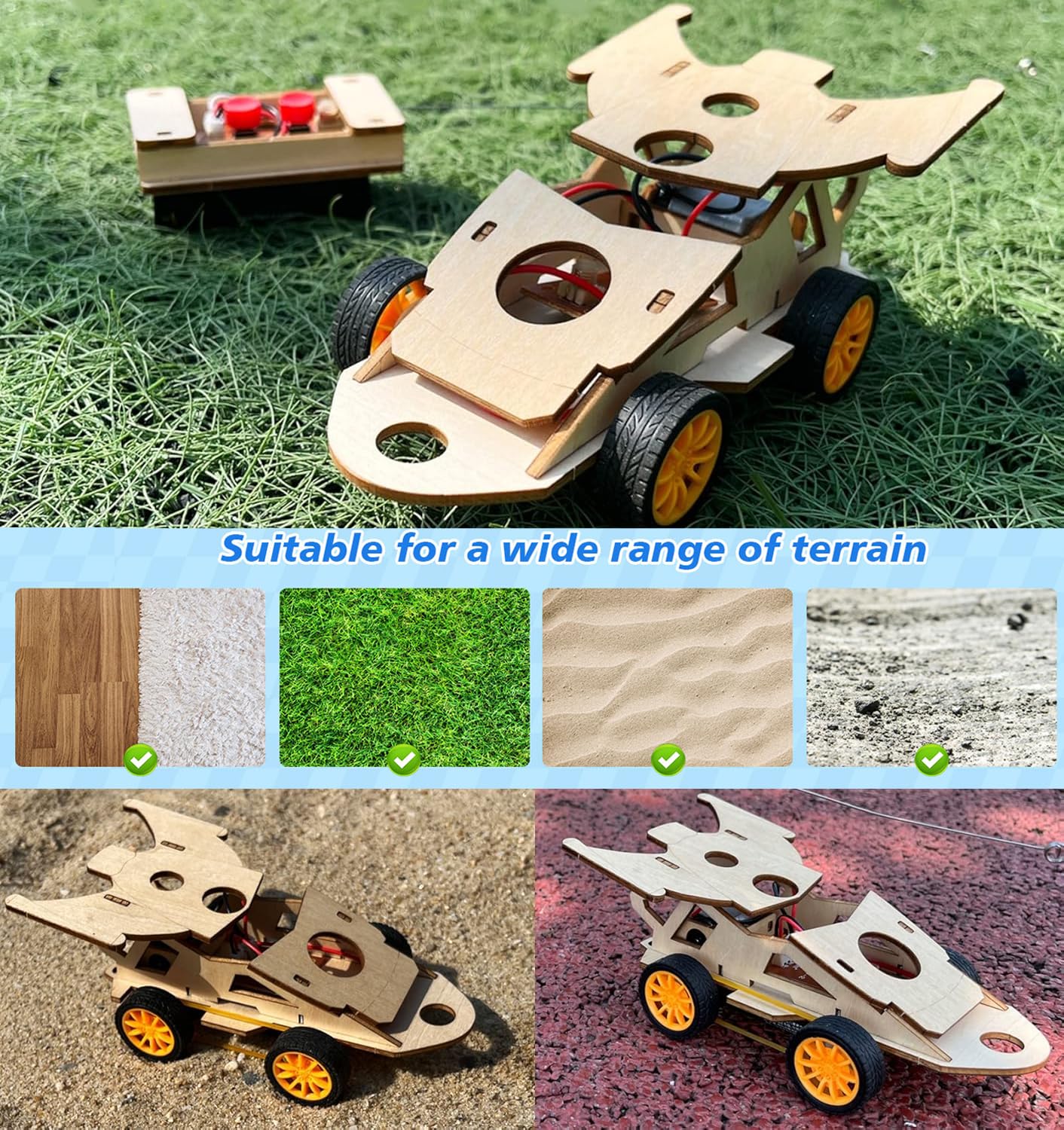 DIY RC Car Kit, Build Your Own Solar Car - Stem Projects for Kids Ages 8-12, Science Experiments for Kids 9-12, STEM Toys for 8 9 10 11 12 Year Old Boys Gifts