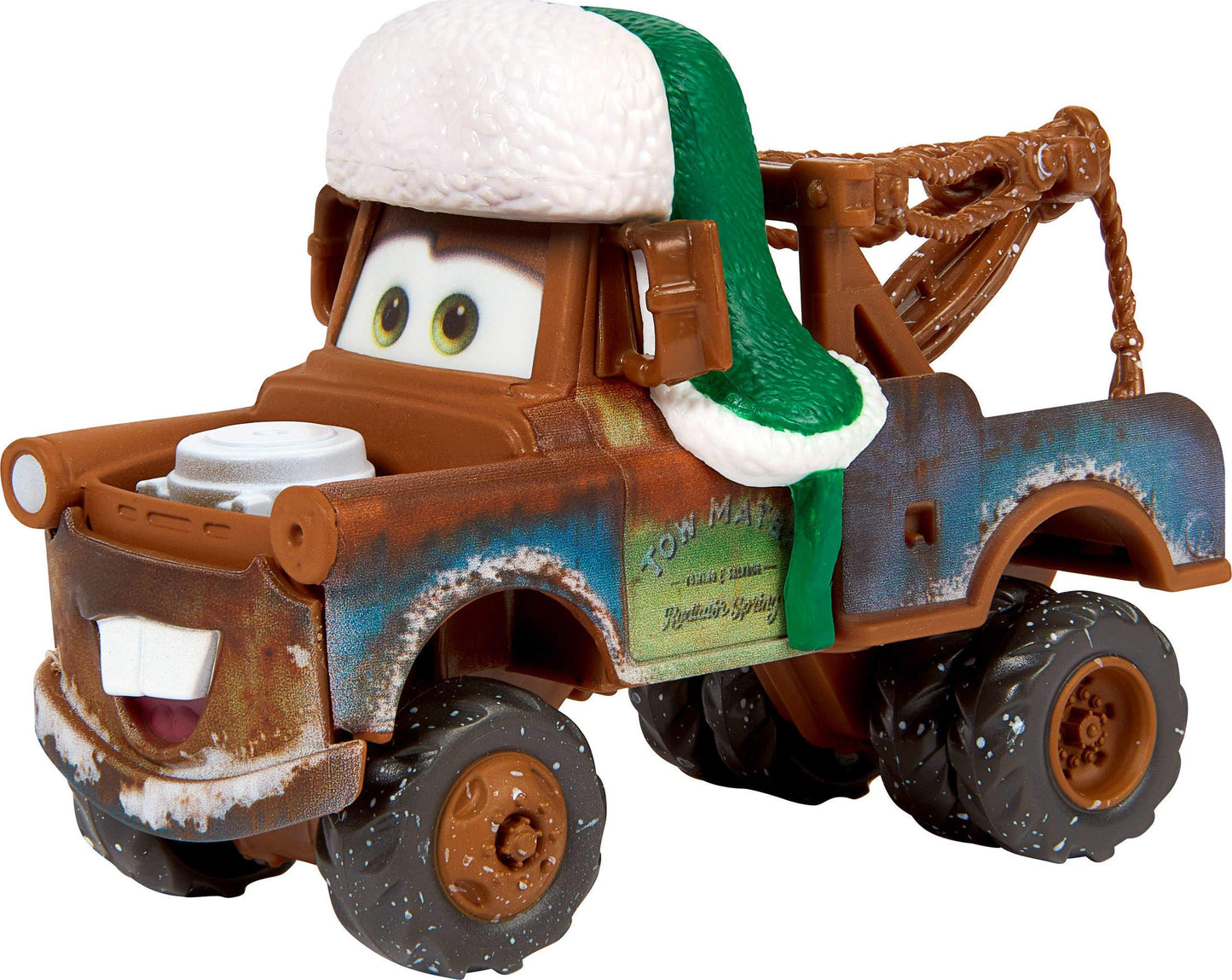 Mattel Disney and Pixar Cars Toy Multipack, Set of 5 Winter-Themed Vehicles Including a Holiday Hotshot Lightning McQueen & 2 Plastic Accessories (Amazon Exclusive)