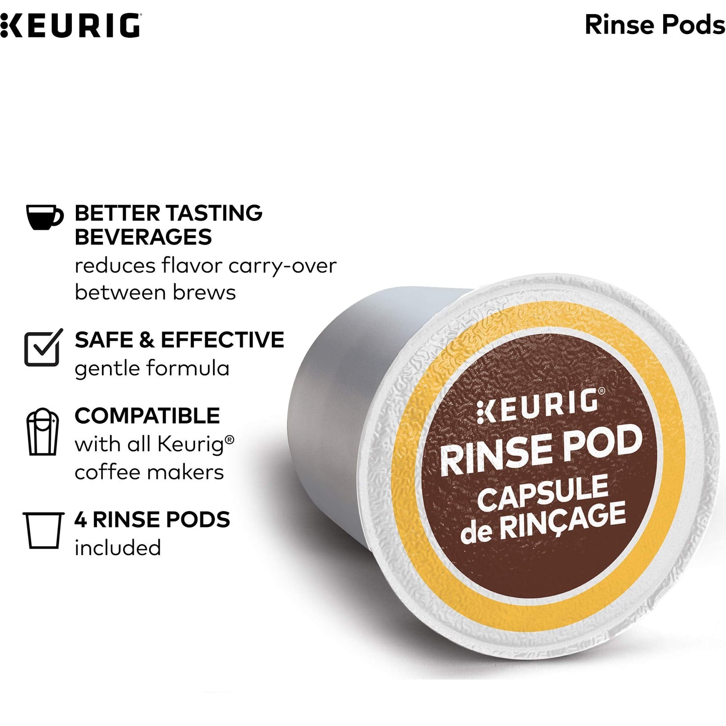 Keurig® K-Supreme Single Serve K-Cup Pod Coffee Maker (Black) 3-Month Brewer Maintenance Kit