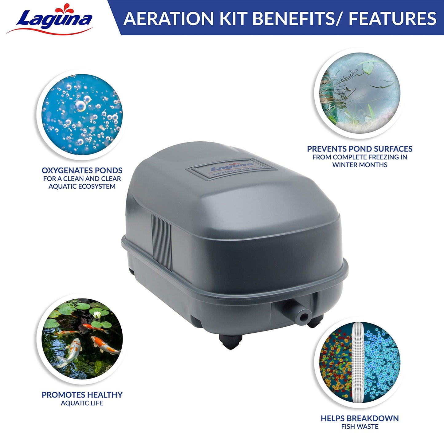 Laguna 45 Air Pump Kit, 11-Inch, PT1620