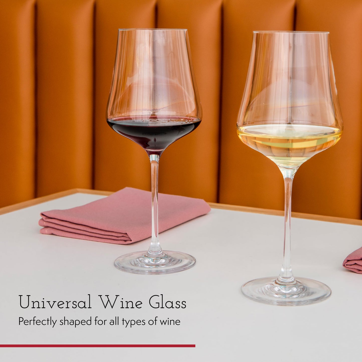 Gabriel-Glas StandArt Crystal Wine Glasses, Set of 4 with Gift Boxes - Premium, Universal Wine Glass for Red and White Wine - Dishwasher Safe, Lead-Free, 16 oz.