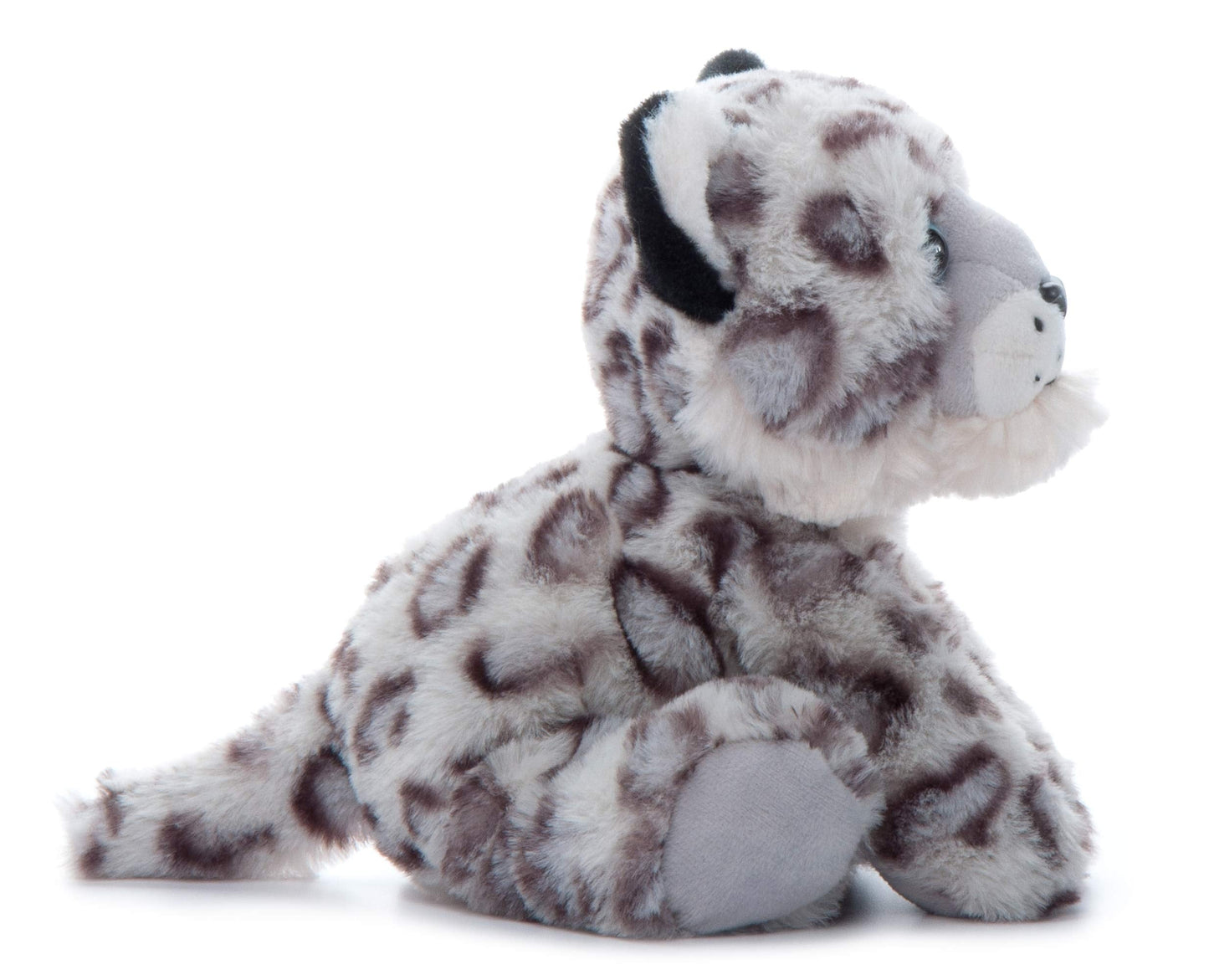 The Petting Zoo Snow Leopard Stuffed Animal Plushie, Gifts for Kids, Wild Onez Wildlife Animals, Leopard Plush Toy 9 inches