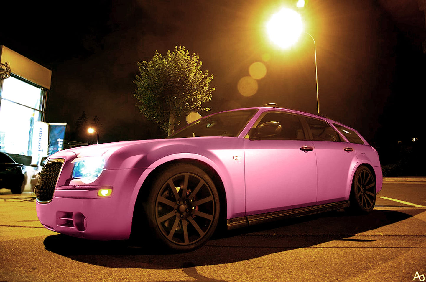 Matte Pink 60 Inch x 100ft Car Wrap Vinyl Roll with Air Release 3MIL-VViViD8