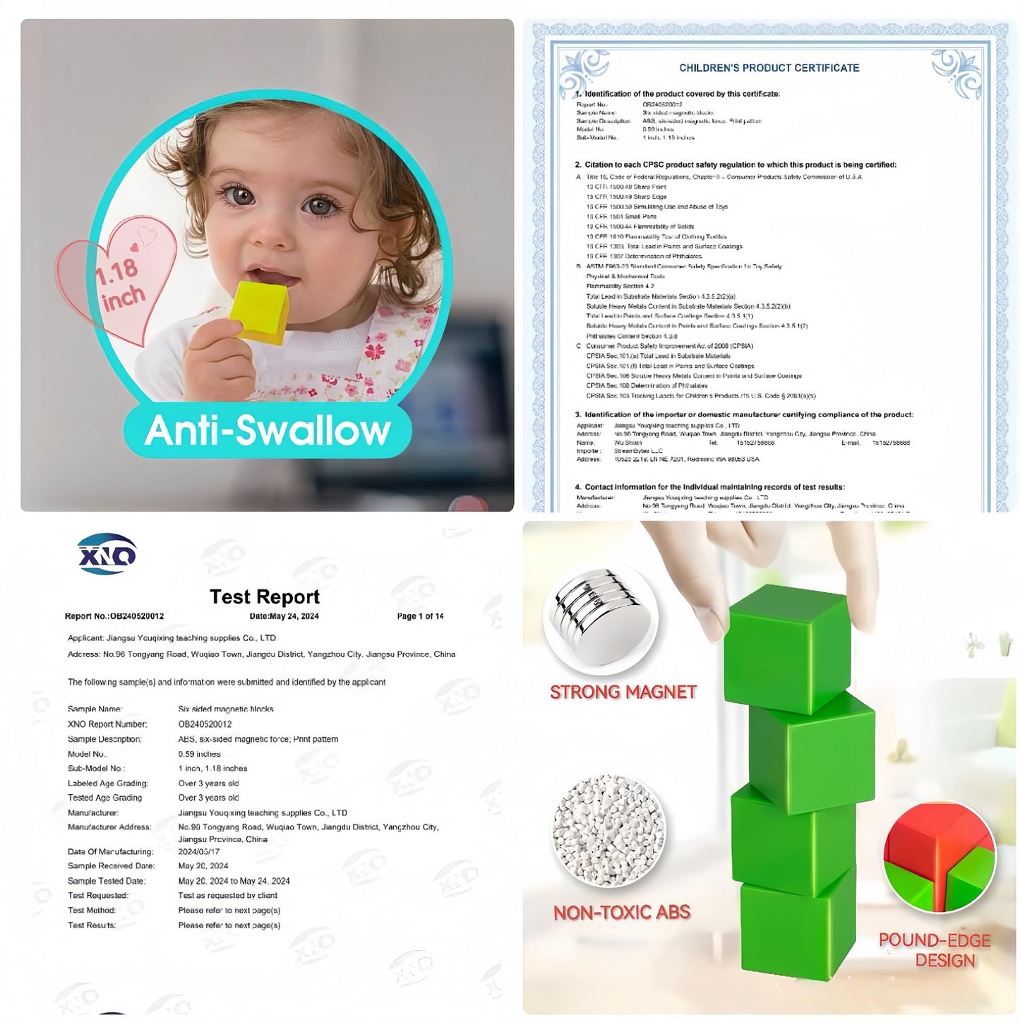 PSDVAYI Toys for 3 4 5 6 Years Old Toddlers, Magnetic Blocks 1.18 inch,40PCS Medium Magnetic Building Blocks, Magnet Cubes, Preschool STEM Sensory Toys, Montessori Autism Toys, Birthday