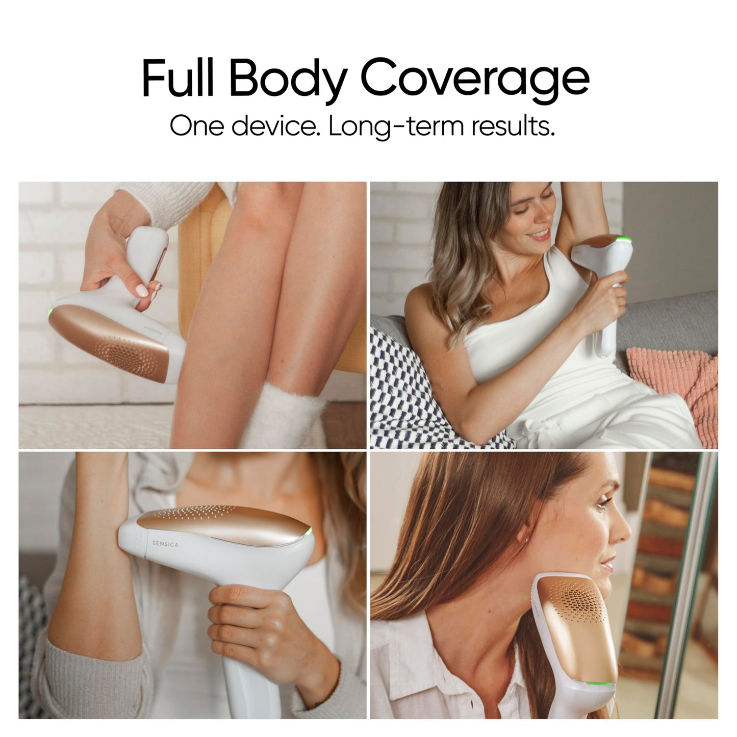 Sensica Sensilight PRO IPL Hair Removal Device – Powerful Cordless At-Home Hair Remover for Women & Men, 6 Energy Levels, 2 Treatment Windows, Patented RPL™ Advanced Technology, Full Body & Face