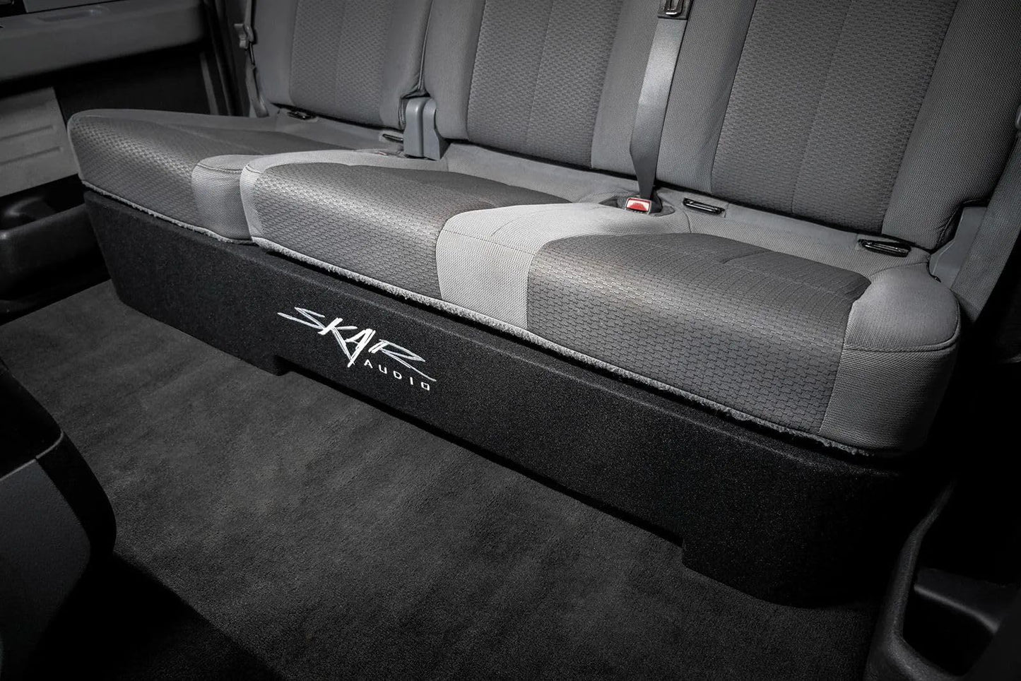 Skar Audio Dual 12" Loaded VD Series Ported Subwoofer Enclosure Compatible with 2009-2014 Ford F-150 Super Crew Cab Trucks