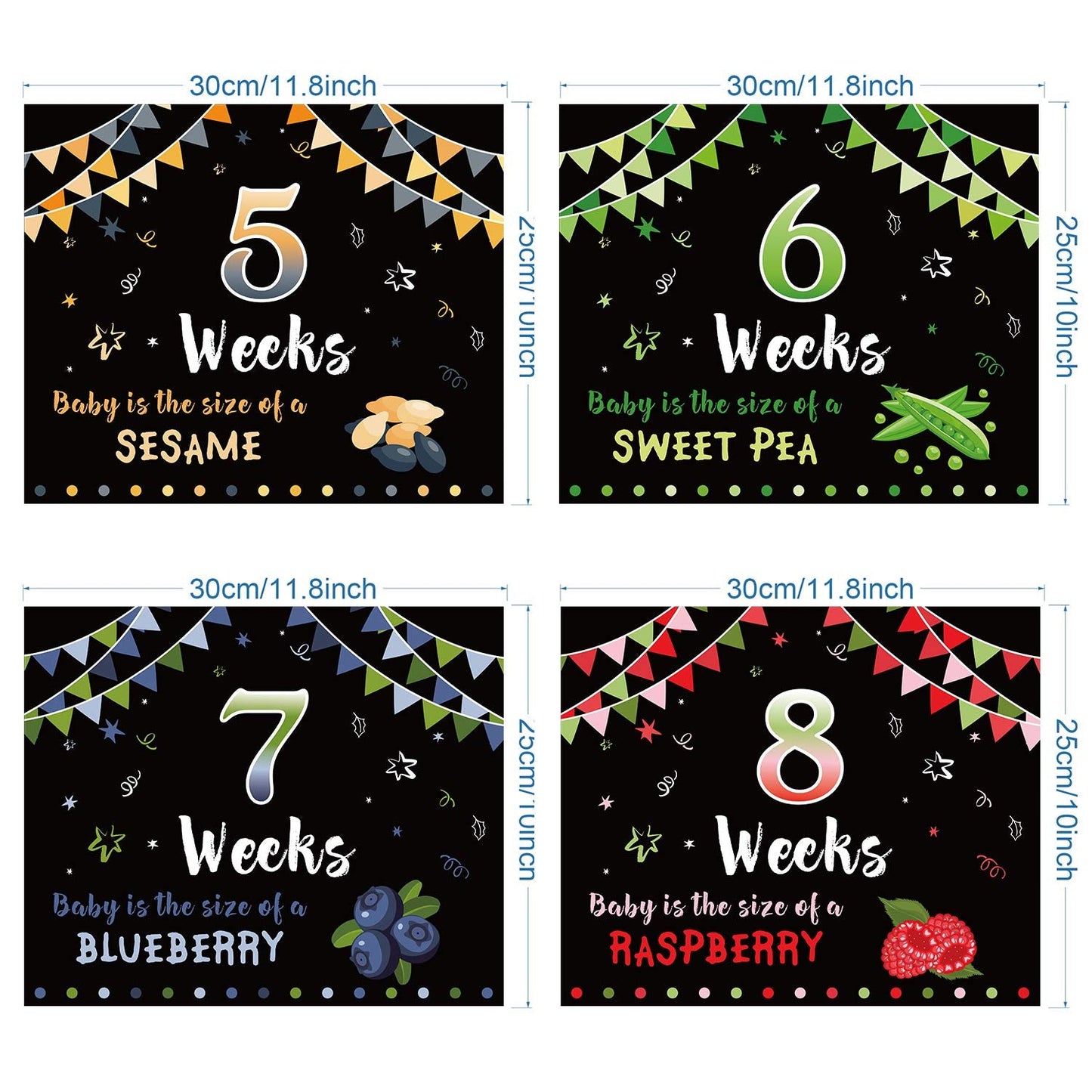 Blulu Pregnancy Sign 5 to 40 Weeks Weekly Belly Bump Tracker Baby You'll Be Weekly Pregnancy Update Photo Props Sign Gift for Mom