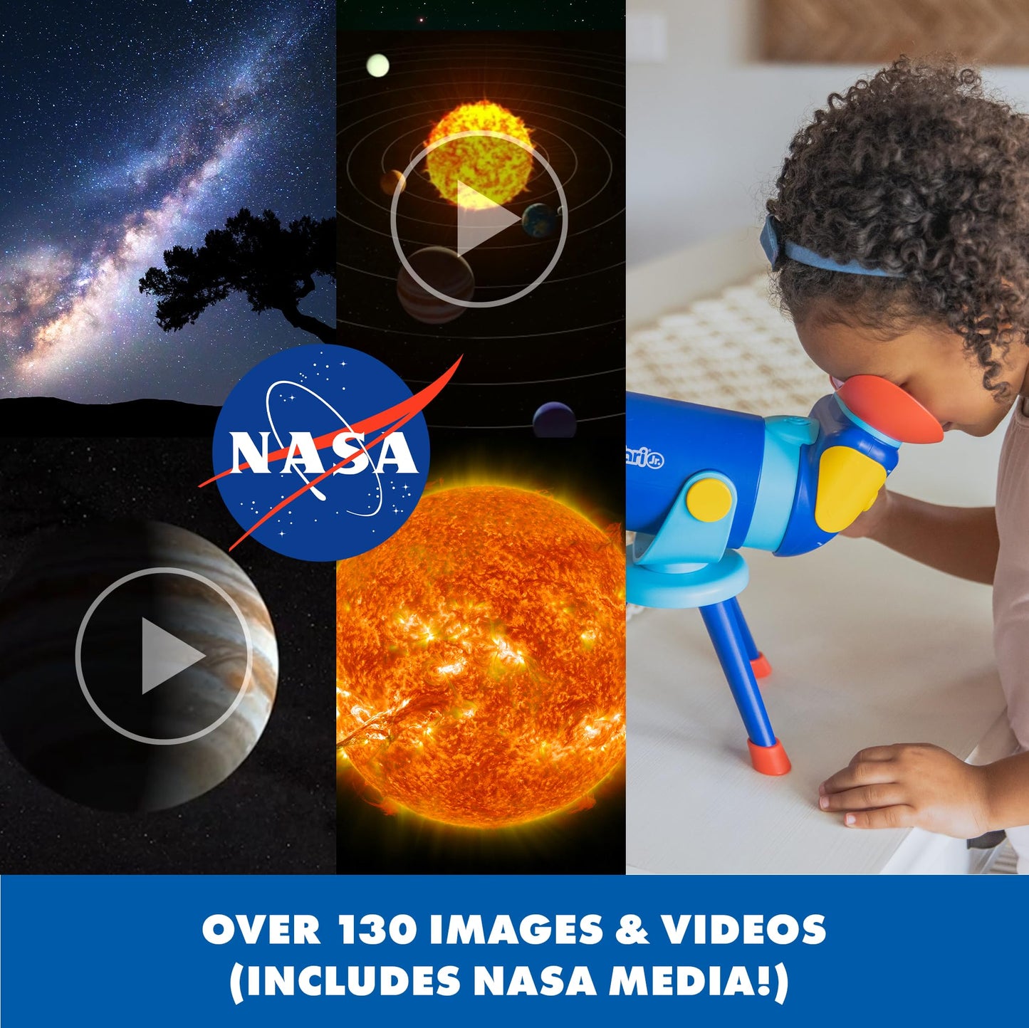 Educational Insights GeoSafari Talking Space Explorer featuring Emily Calandrelli - Toy Telescope for Kids, Toddler Space Toys, Beginner STEM Learning, Science Toys for Boys & Girls Ages 4+