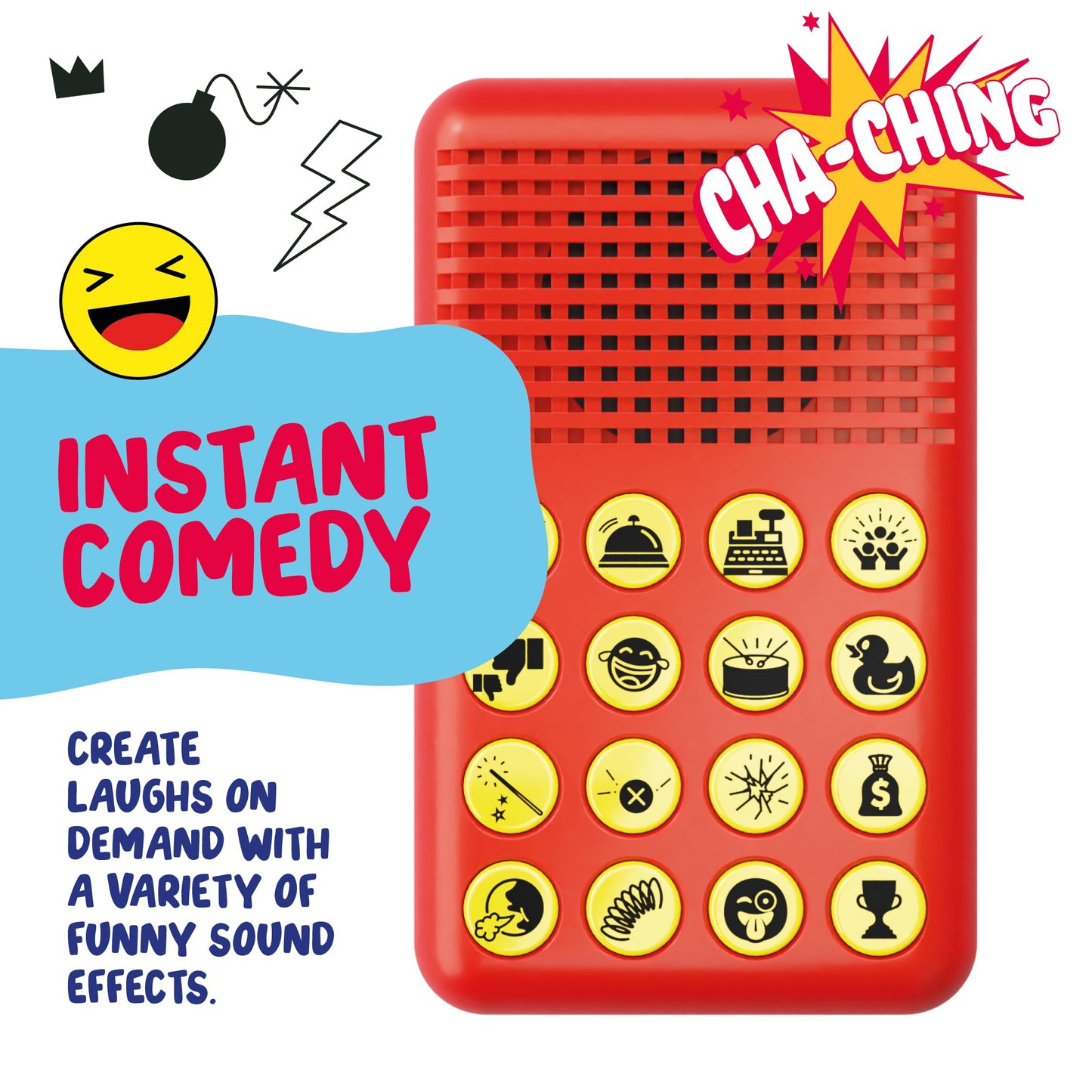 KNUCKLHEAD Sound Effects Machine - Gifts for Boys - 16 Hilarious Sounds - Boys Prank Gifts for Kids - 6 7 8 9 10 Year Old Boy Gift - Fun Boys Toys Age 8-13 - Cool Gadgets for Teens Gift