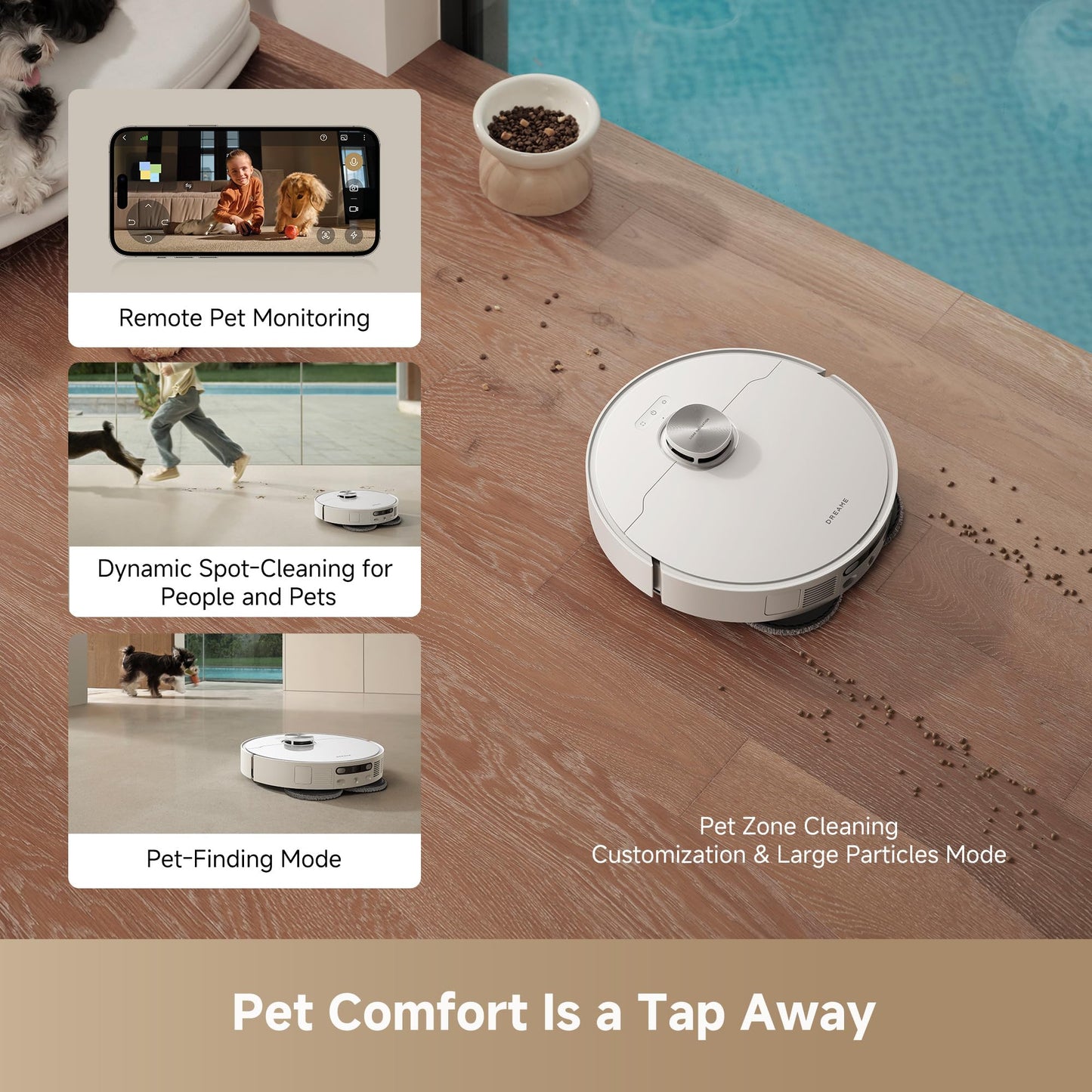 DREAME L40s Ultra AE Robot Vacuum and Mop Combo, 19,000Pa Suction, Self Emptying Dust Box, Flexible Mop & 167℉ Self Cleaning Washboard, Diverse Brush Selection, All-in-One Station, Auto Refill