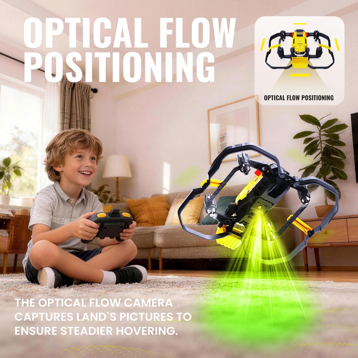 HISINGY SKYBREAKER Toy Drones for Kids,Mini Small Indoor Micro Tiny Drones for Age 8-12 10-15 12-14 with LED Lights, 3 Speeds,Shipping Small Parts, RC Quadcopter Gifts for Boys and Beginners