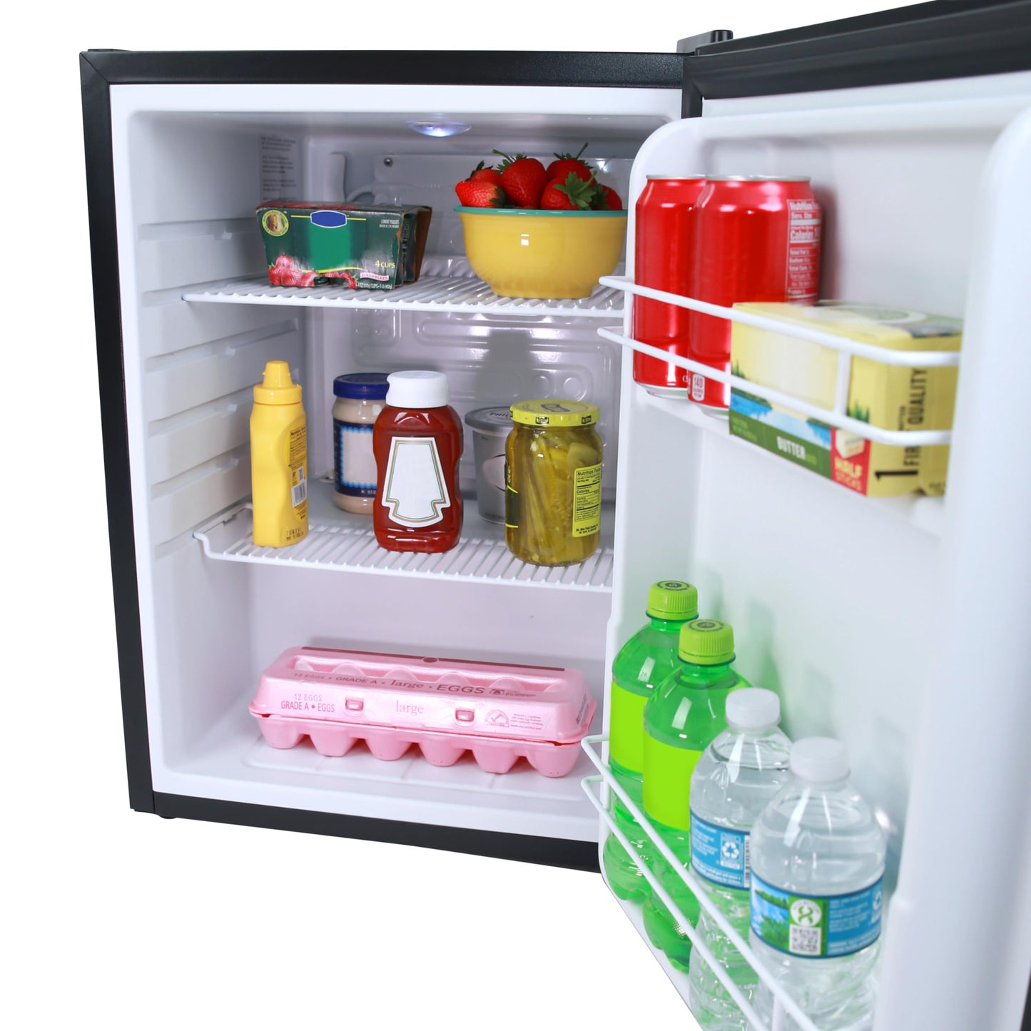 Avanti Mini Fridge for Home Office or Dorm, Auto Defrost with Reversible Door, Energy Star Rated, 2.2 Cu. Ft., Black