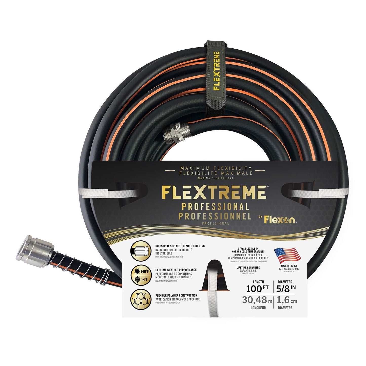 CRAFTSMAN 1700-PSI 1.2-GPM Electric Pressure Washer and 100 ft Flexon Garden Hose Bundle