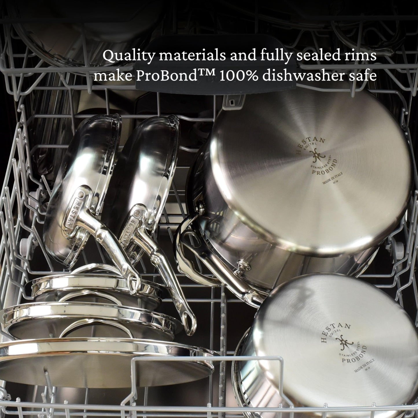 Hestan ProBond Forged TITUM - Professional Clad Stainless Steel, Nonstick, Frying Pan, (11-Inch) Induction Compatible, Made without PFOAs
