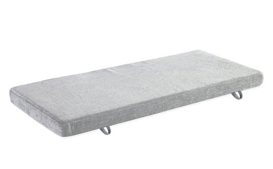 Loveboat Washable Bench Cushion, Non-Slip Bench Pad for Shoe Storage, Window, Piano, Dining 36"x14"x2" Light Grey