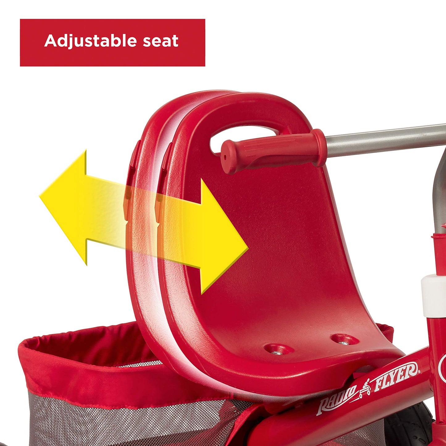 Radio Flyer Ultimate All-Terrain Stroll 'N Trike, Ages 1-5, Convertible 4-in-1 Tricycle, All-Terrain Tires, Parent Push Handle, UV Canopy, Accessories, Safety Harness, Stroller Tricycle for Toddlers
